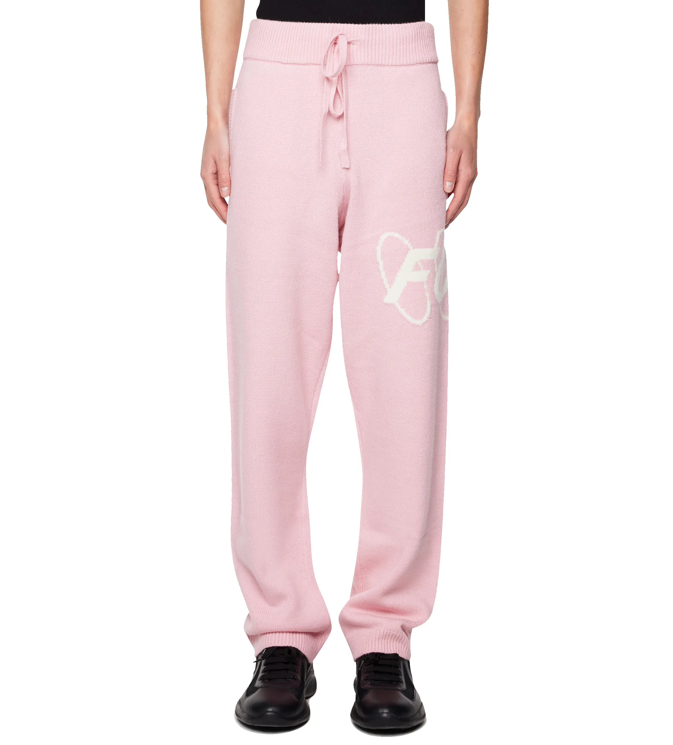 Big Circles Knitted Pants Soft Pink sold by FOUR Amsterdam