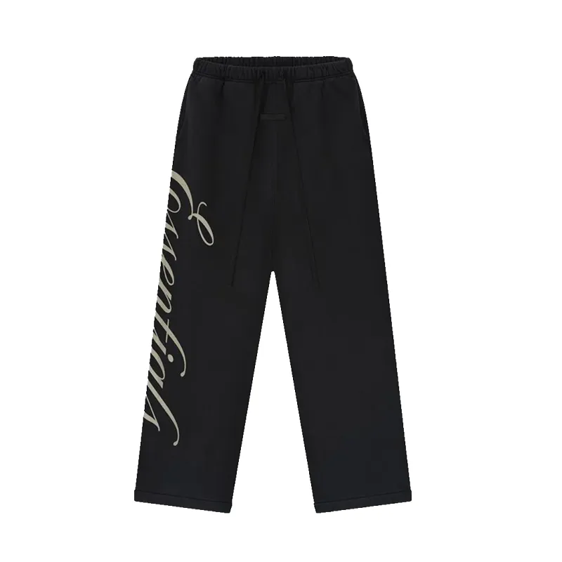 Fear of God Essentials Lounge Sweatpant in Vintage Black sold by FOUR Amsterdam