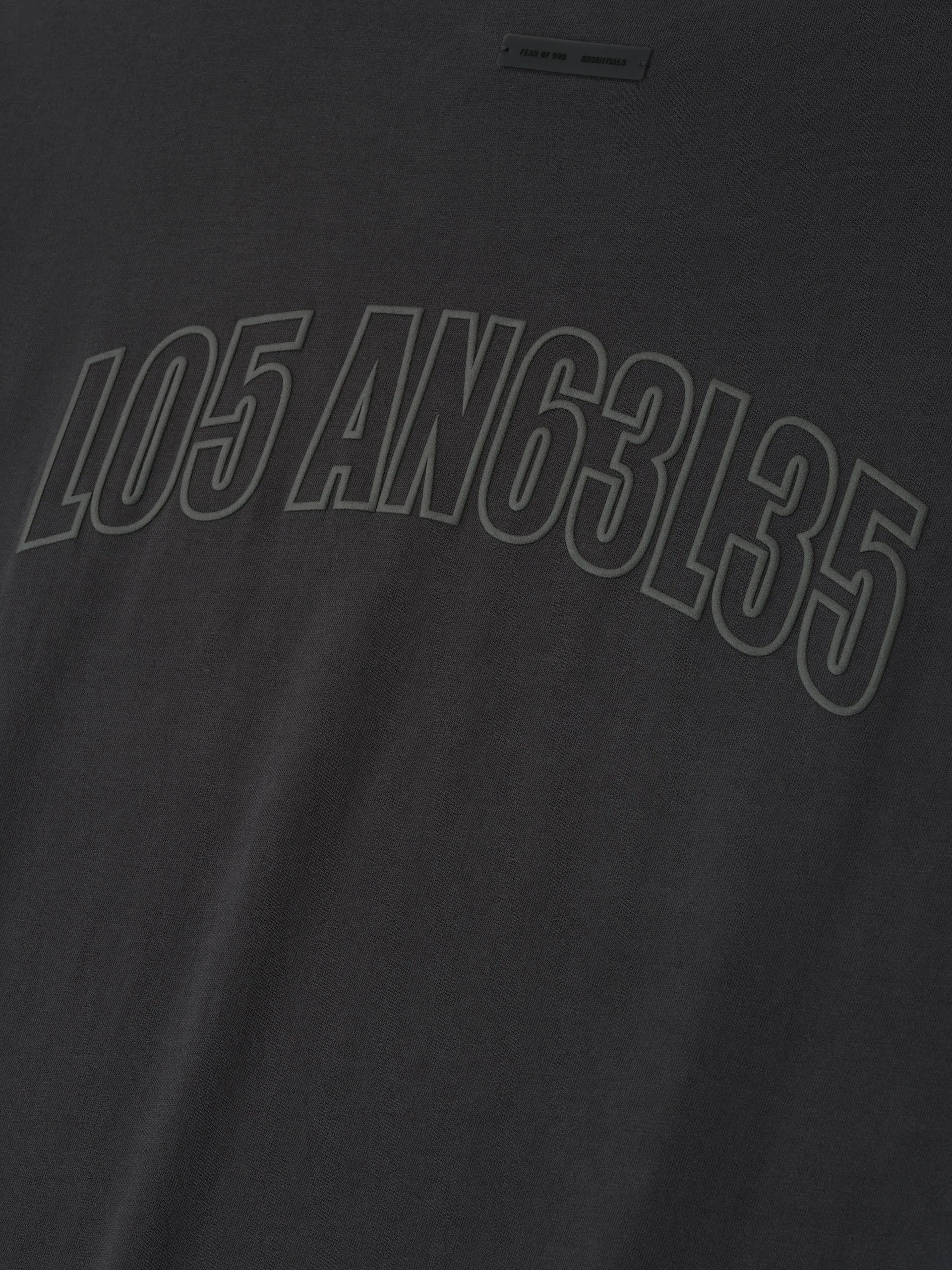 Fear of God Essentials Los Angeles 90s Tee in Vintage Black sold by FOUR Amsterdam product image thumbnail 4