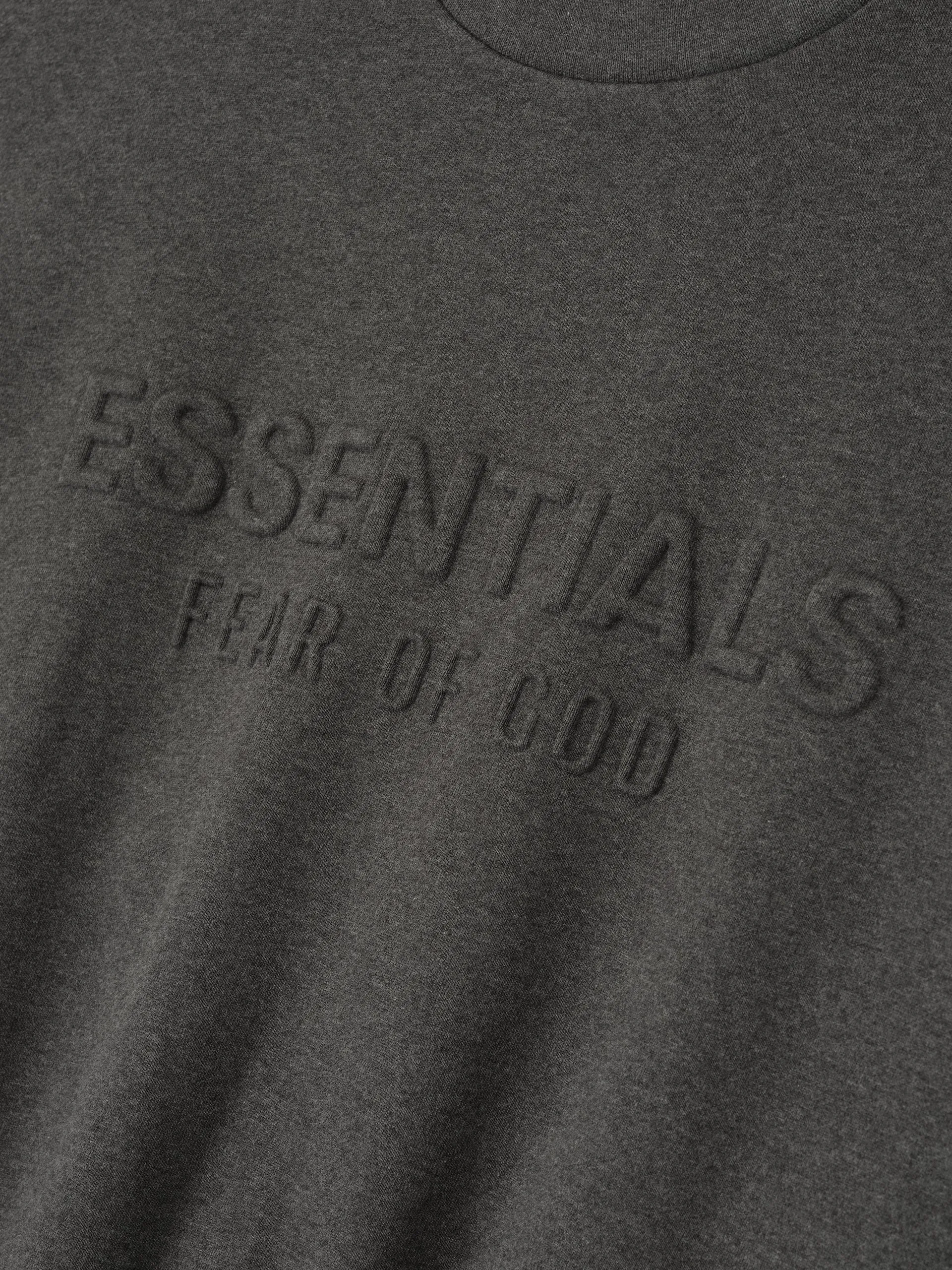 Fear of God Essentials Embossed Classic Crewneck Sweatshirt Charcoal Heather sold by FOUR Amsterdam product image thumbnail 3