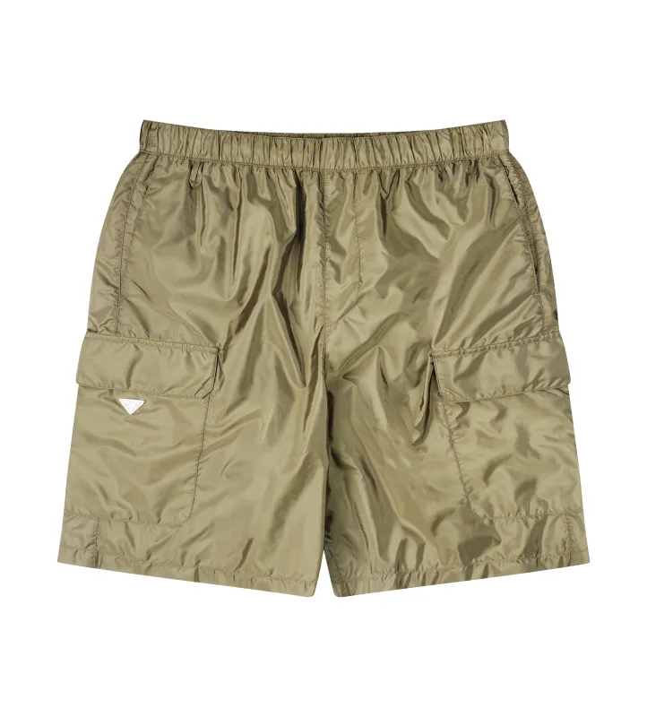 Re-Nylon Swimming Trunks in Military Green made by Prada