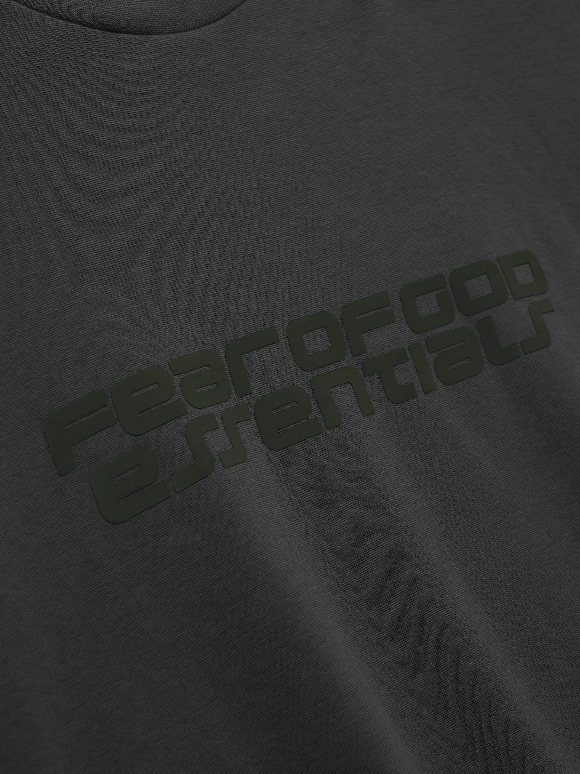 Fear of God Essentials Ponte 90s Tee in Iron Grey sold by FOUR Amsterdam product image thumbnail 3