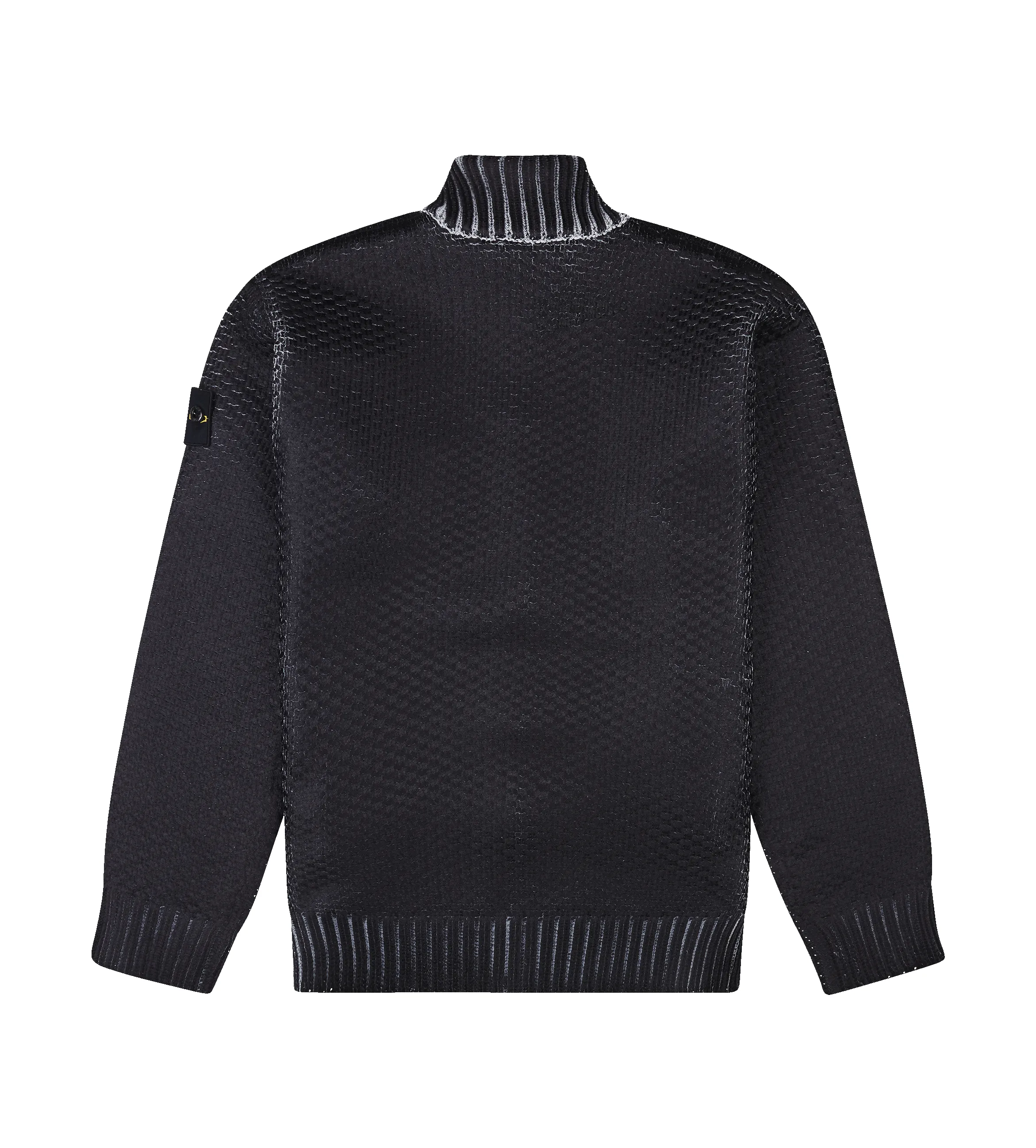 Stone Island Zip-Up Jumper in Pearl Grey sold by FOUR Amsterdam product image thumbnail 2