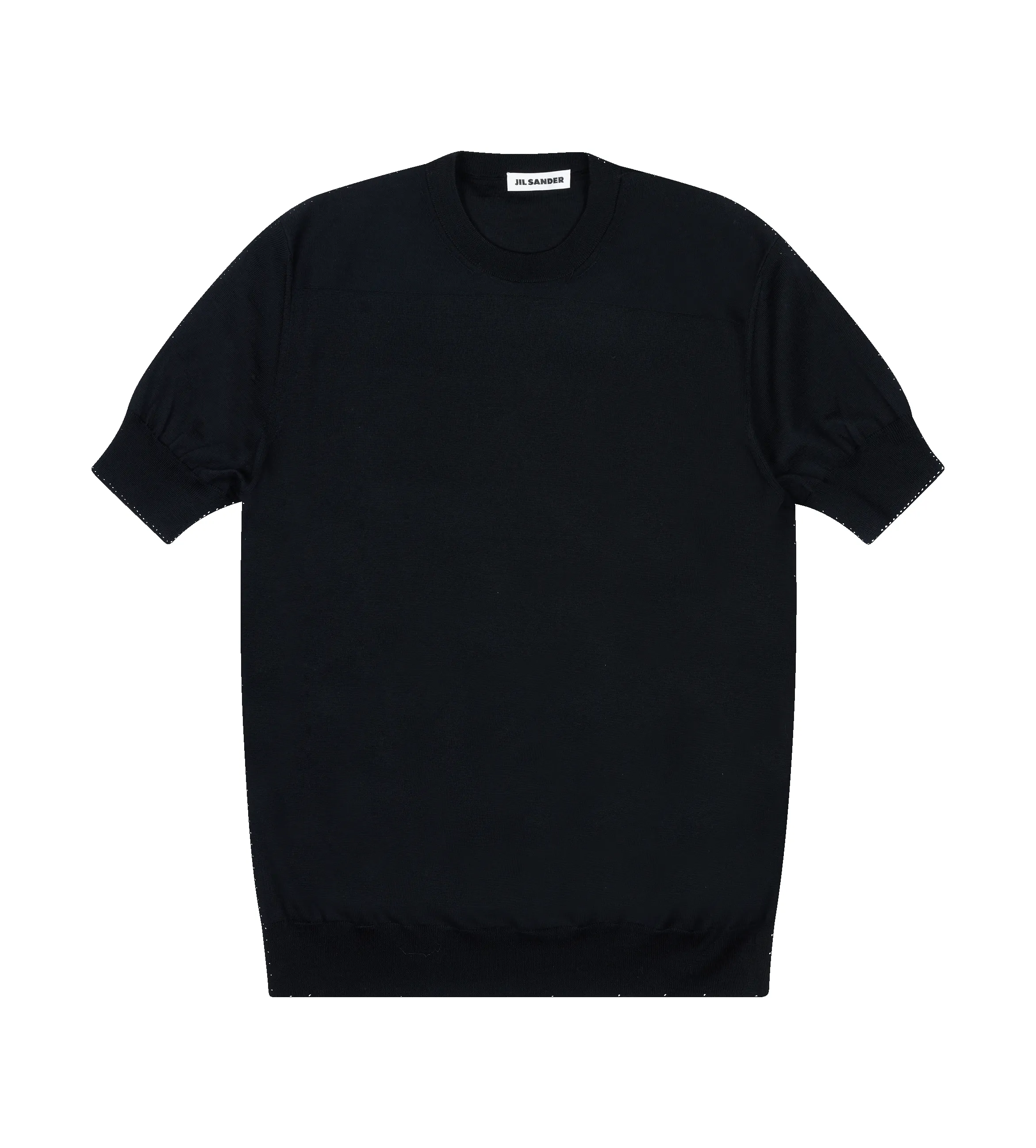 Jil Sander Knitted T-Shirt in Black sold by FOUR Amsterdam