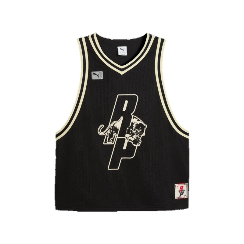 Represent x PUMA Basketball Jersey in Black sold by FOUR Amsterdam
