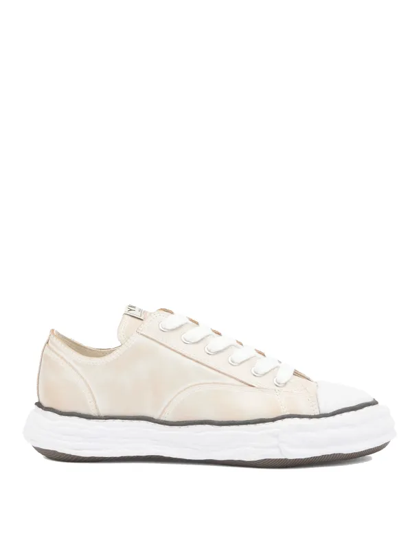 Maison MIHARA YASUHIRO Peterson23 OG Sole Vintage Leather Sneaker in White made by FOUR Amsterdam