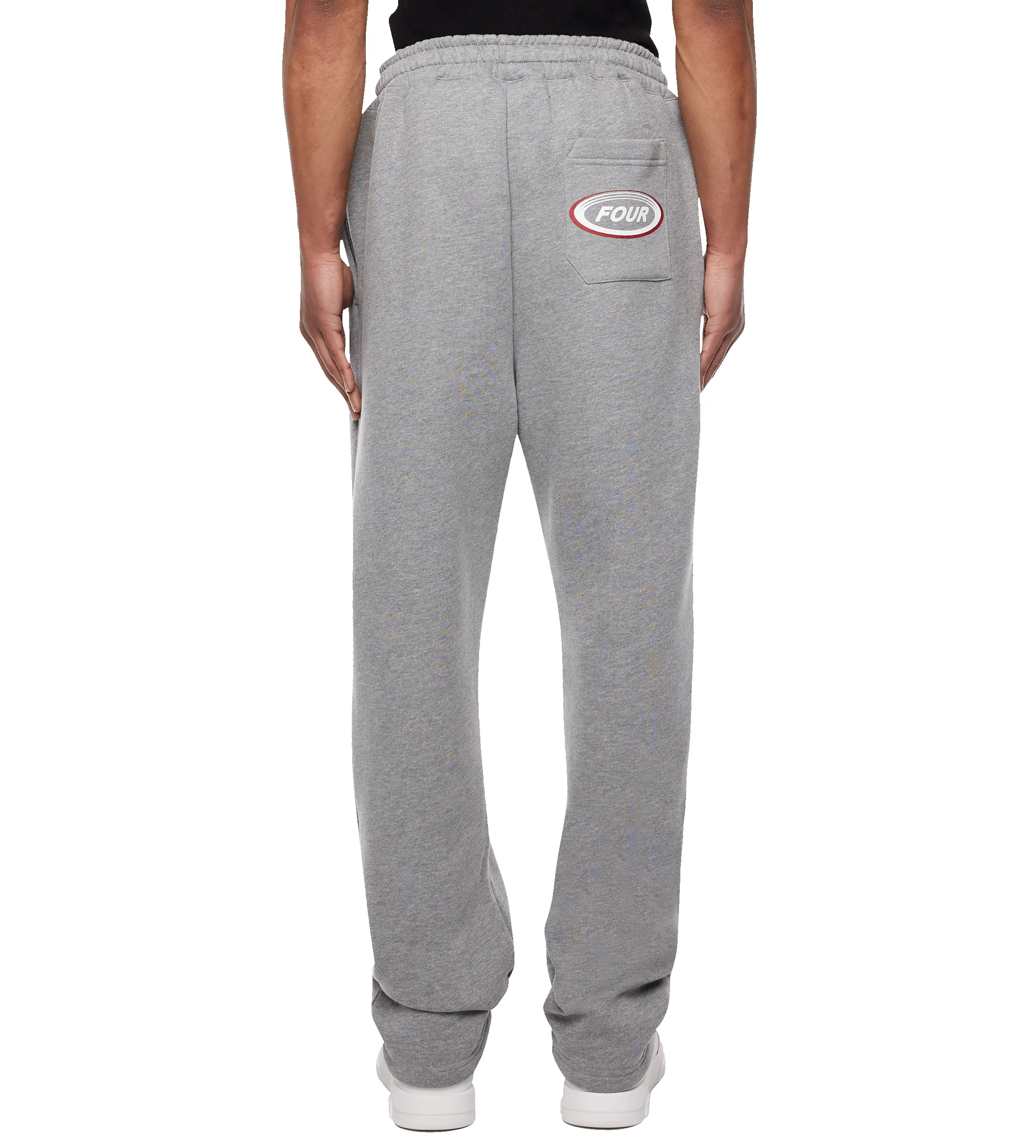 Reconstructed Circles Straight Leg Pants Grey Melange sold by FOUR Amsterdam product image thumbnail 3