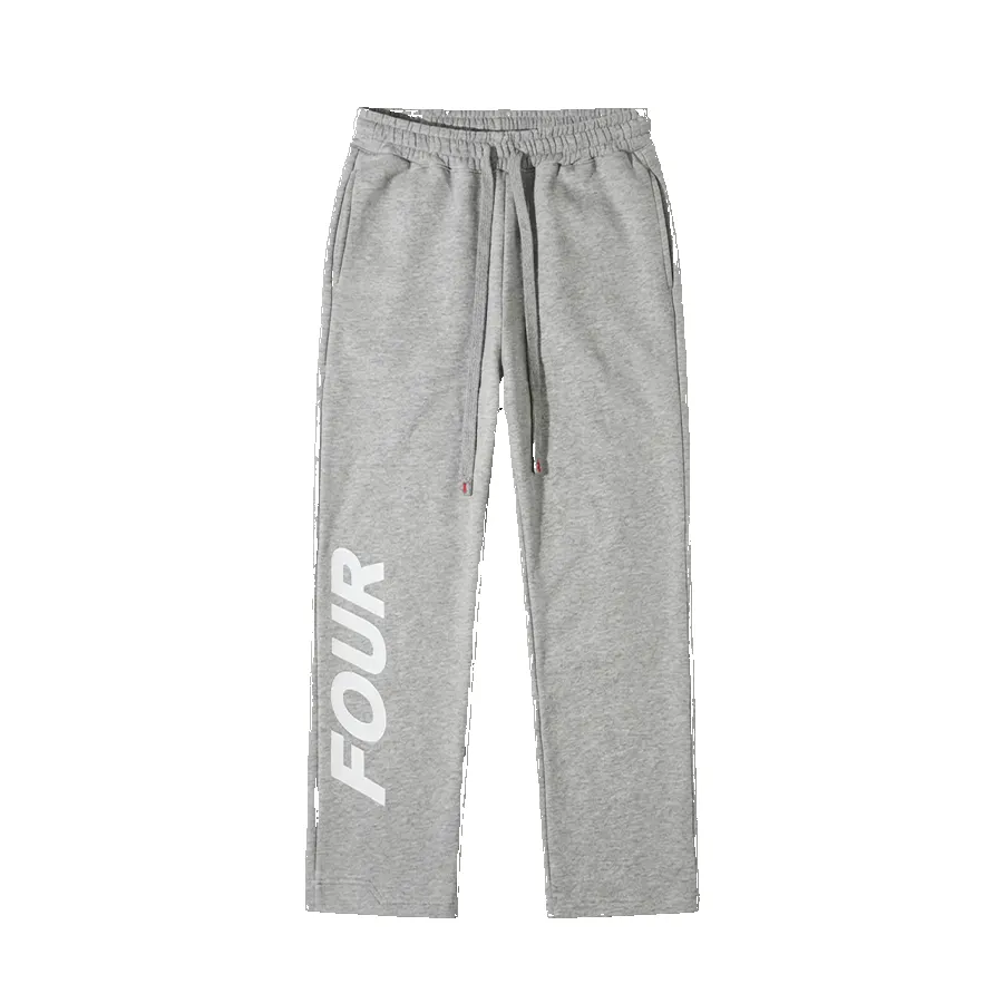 Reconstructed Circles Straight Leg Pants Grey Melange sold by FOUR Amsterdam product image thumbnail 2