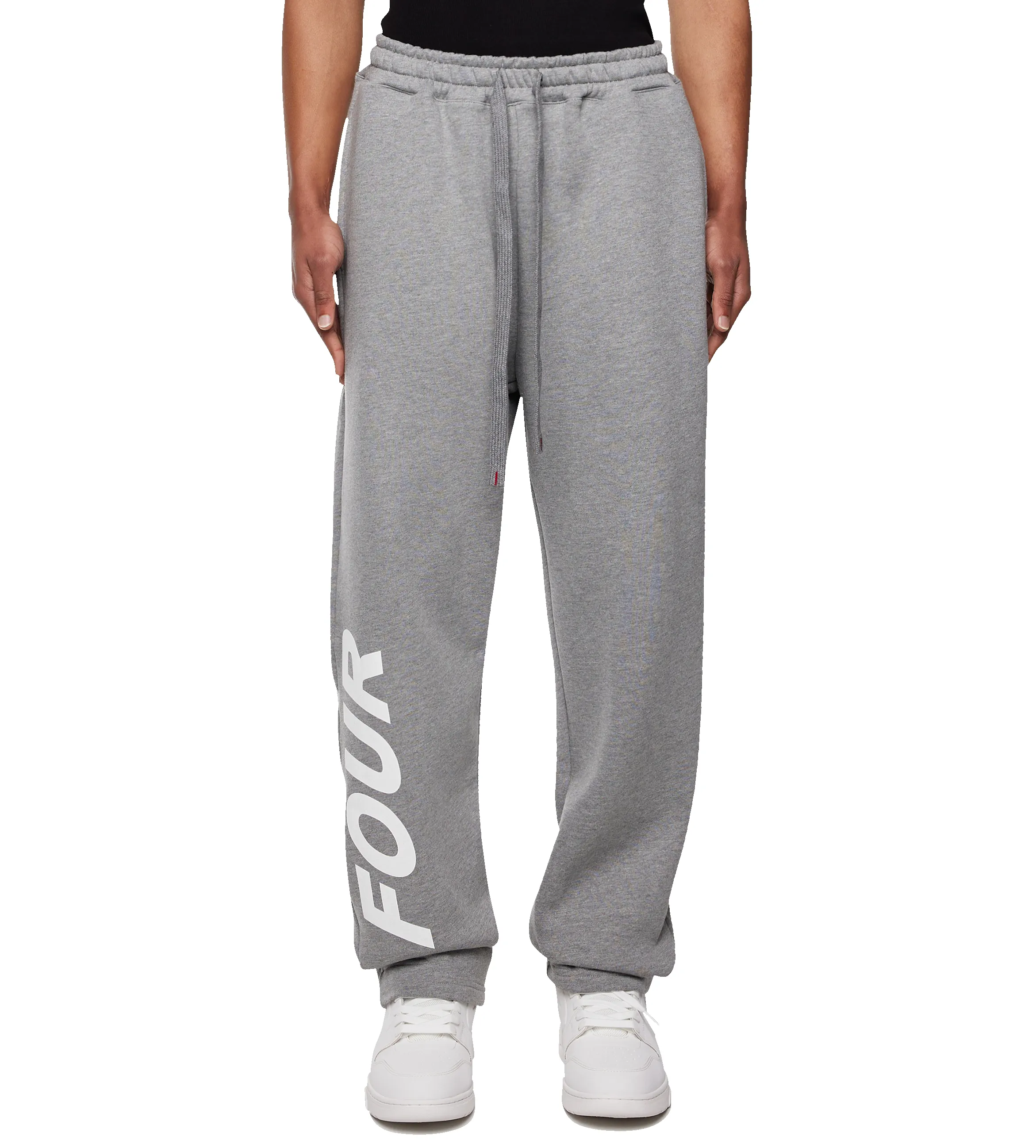 Reconstructed Circles Straight Leg Pants Grey Melange sold by FOUR Amsterdam