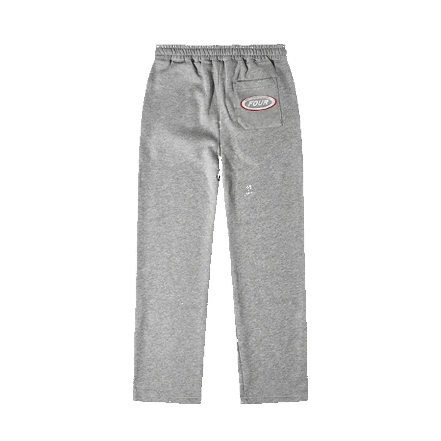 Reconstructed Circles Straight Leg Pants Grey Melange sold by FOUR Amsterdam product image thumbnail 4