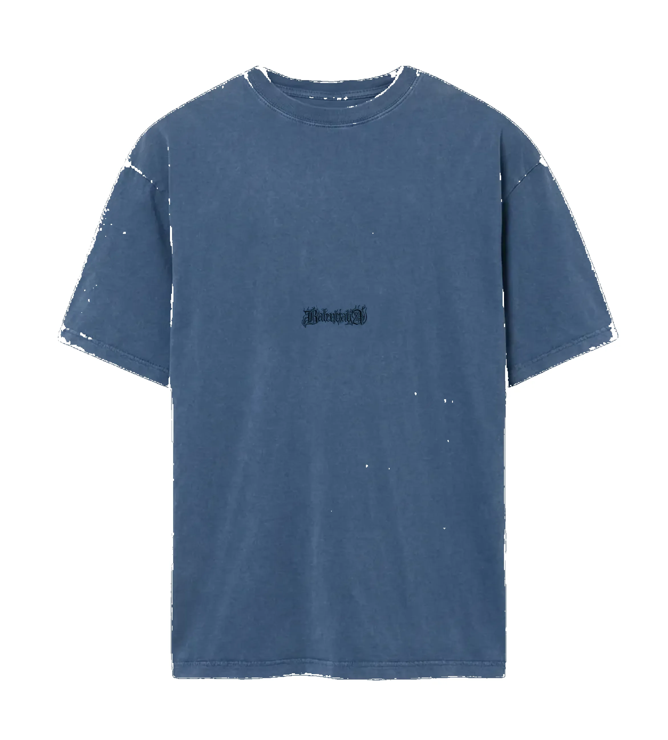 Balenciaga Embroidered Logo T-Shirt in Blue sold by FOUR Amsterdam