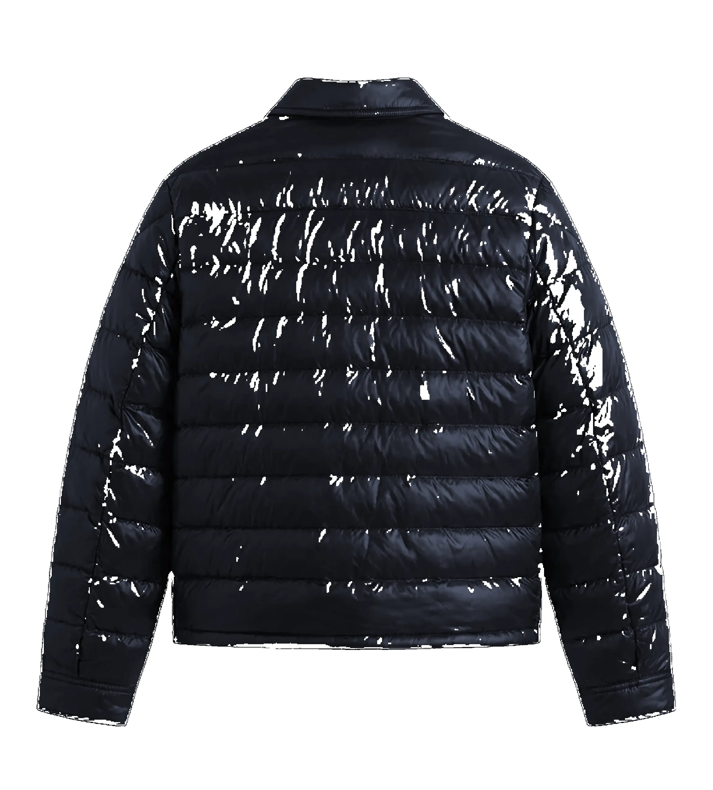 Moncler Mourillon Down Shirt Jacket in Navy sold by FOUR Amsterdam product image thumbnail 2