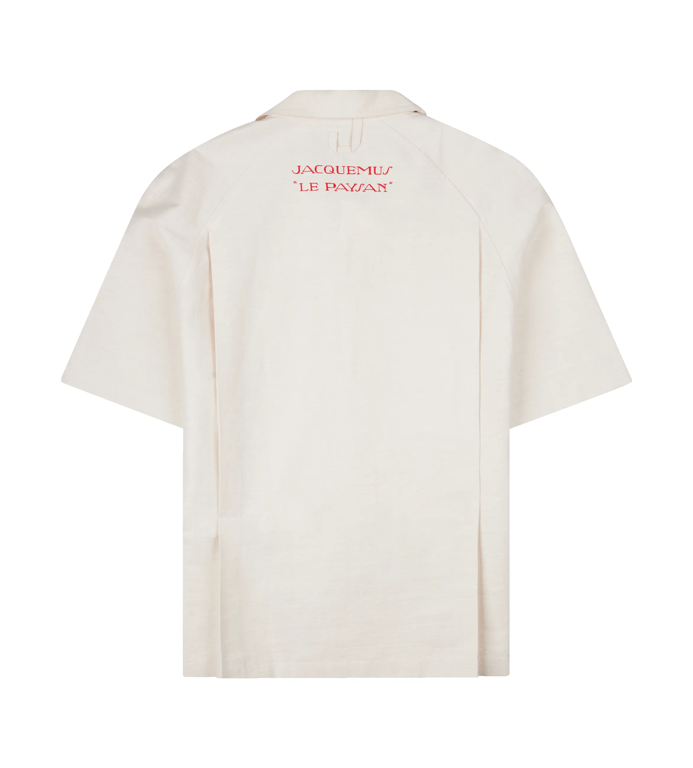 Jacquemus La Chemise Romarin Logo-Embroidered Shirt in Off-white sold by FOUR Amsterdam product image thumbnail 2