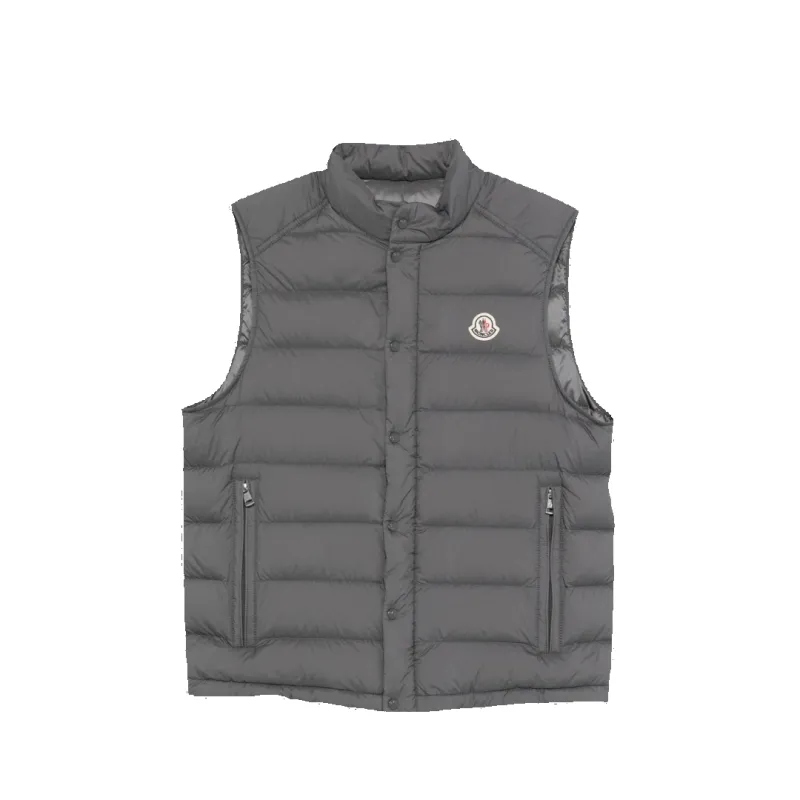 Moncler Barthe Down Vest in Grey sold by FOUR Amsterdam