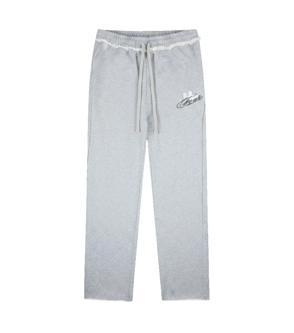 Raw Edge Sweatpants Grey Melange sold by FOUR Amsterdam product image thumbnail 2