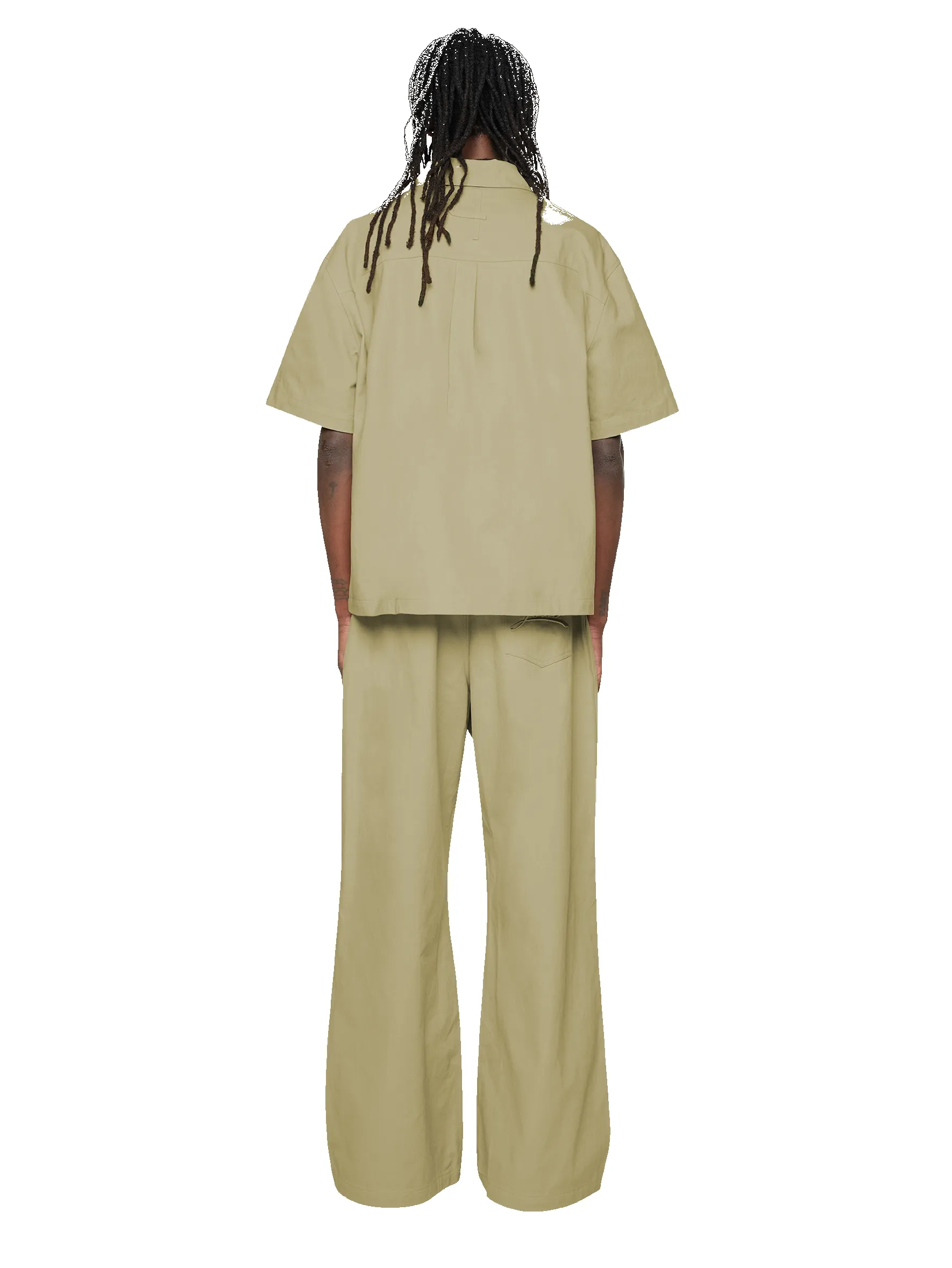 Script SS Zipped Polo Oatmeal sold by FOUR Amsterdam product image thumbnail 3