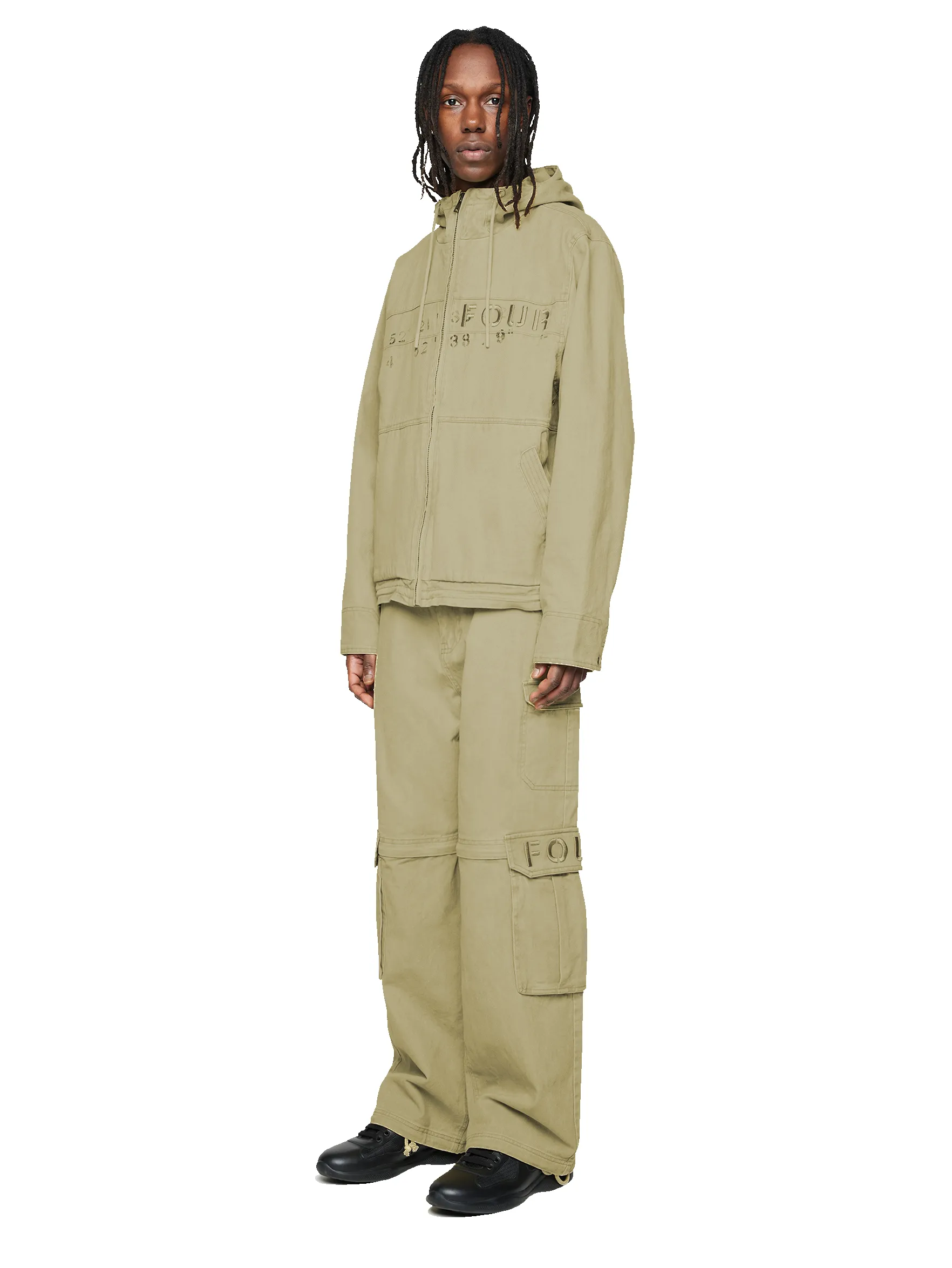 Utility Jacket Beige sold by FOUR Amsterdam product image thumbnail 5