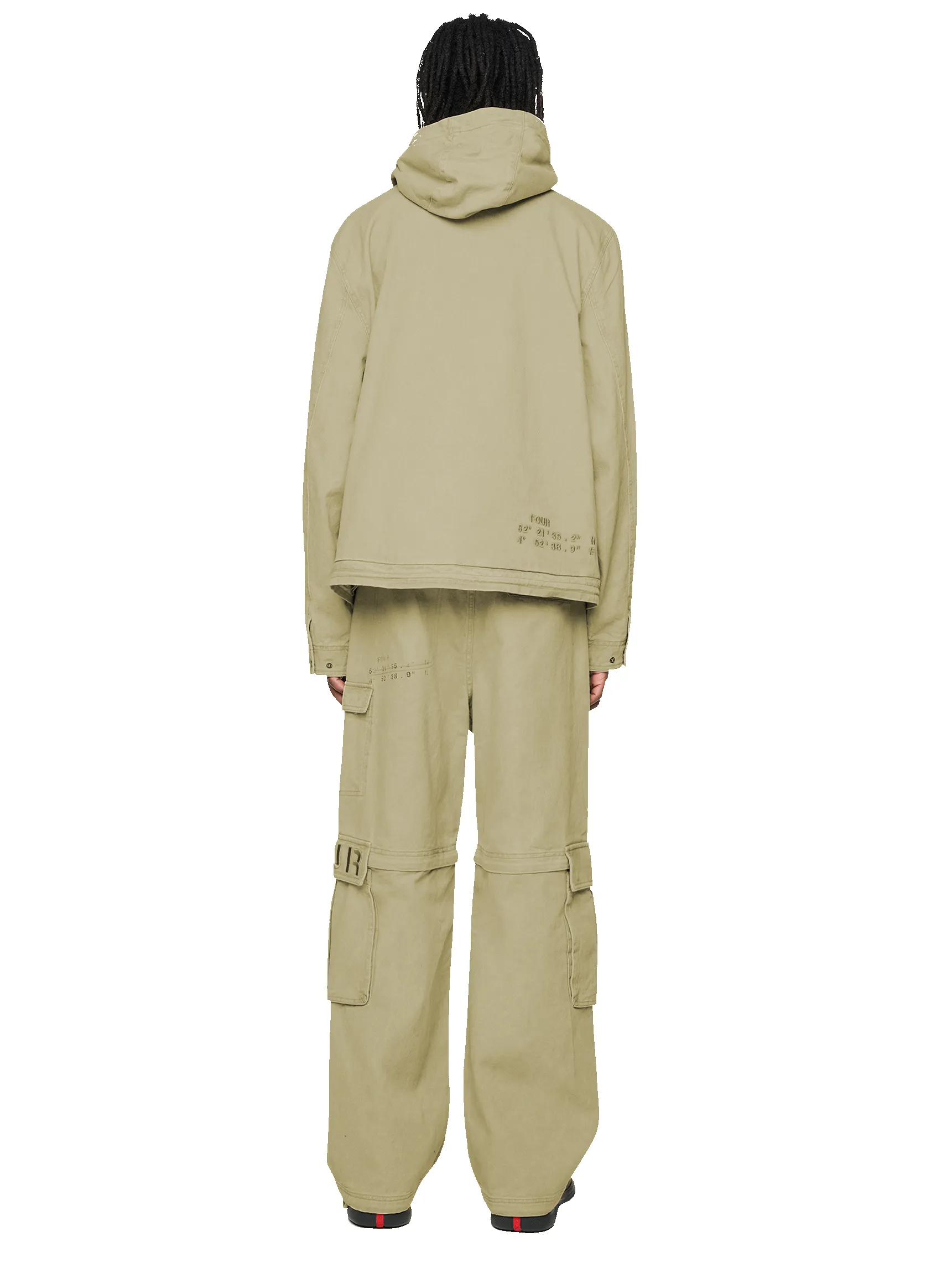 Utility Jacket Beige sold by FOUR Amsterdam product image thumbnail 3