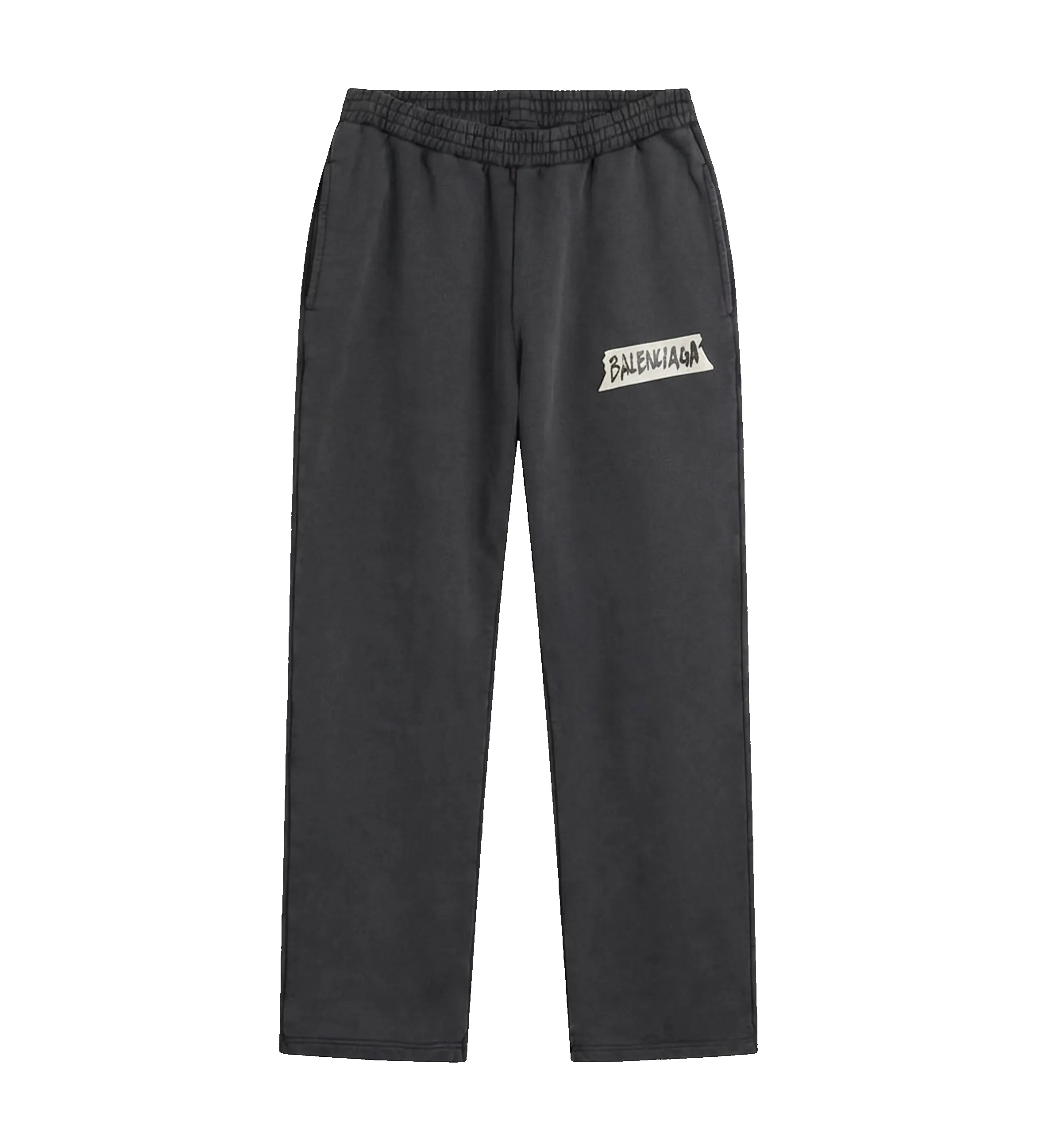Balenciaga Masking Tape Baggy Pants in Black sold by FOUR Amsterdam