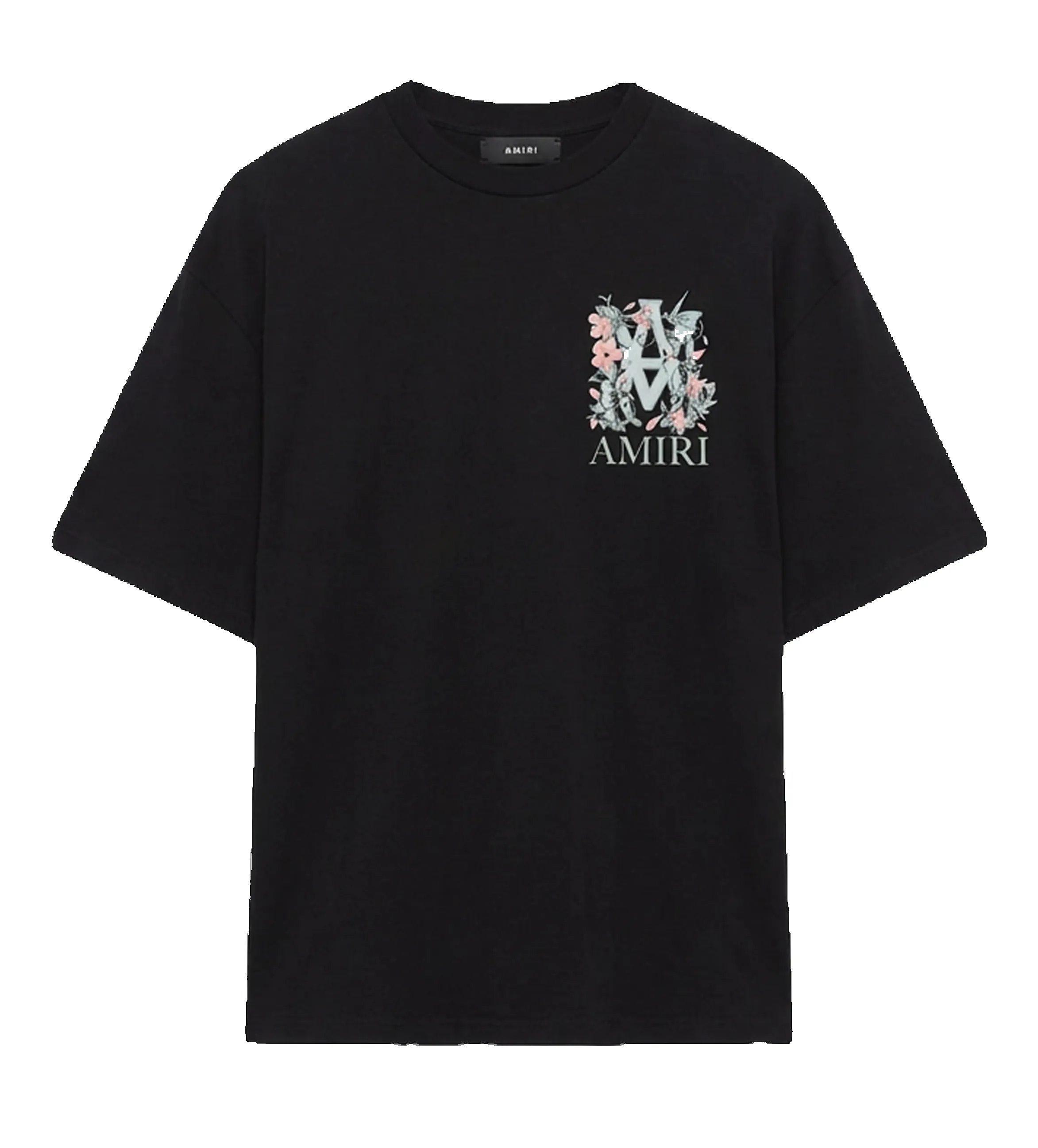 AMIRI MA Floral Oversized Tee in Black sold by FOUR Amsterdam