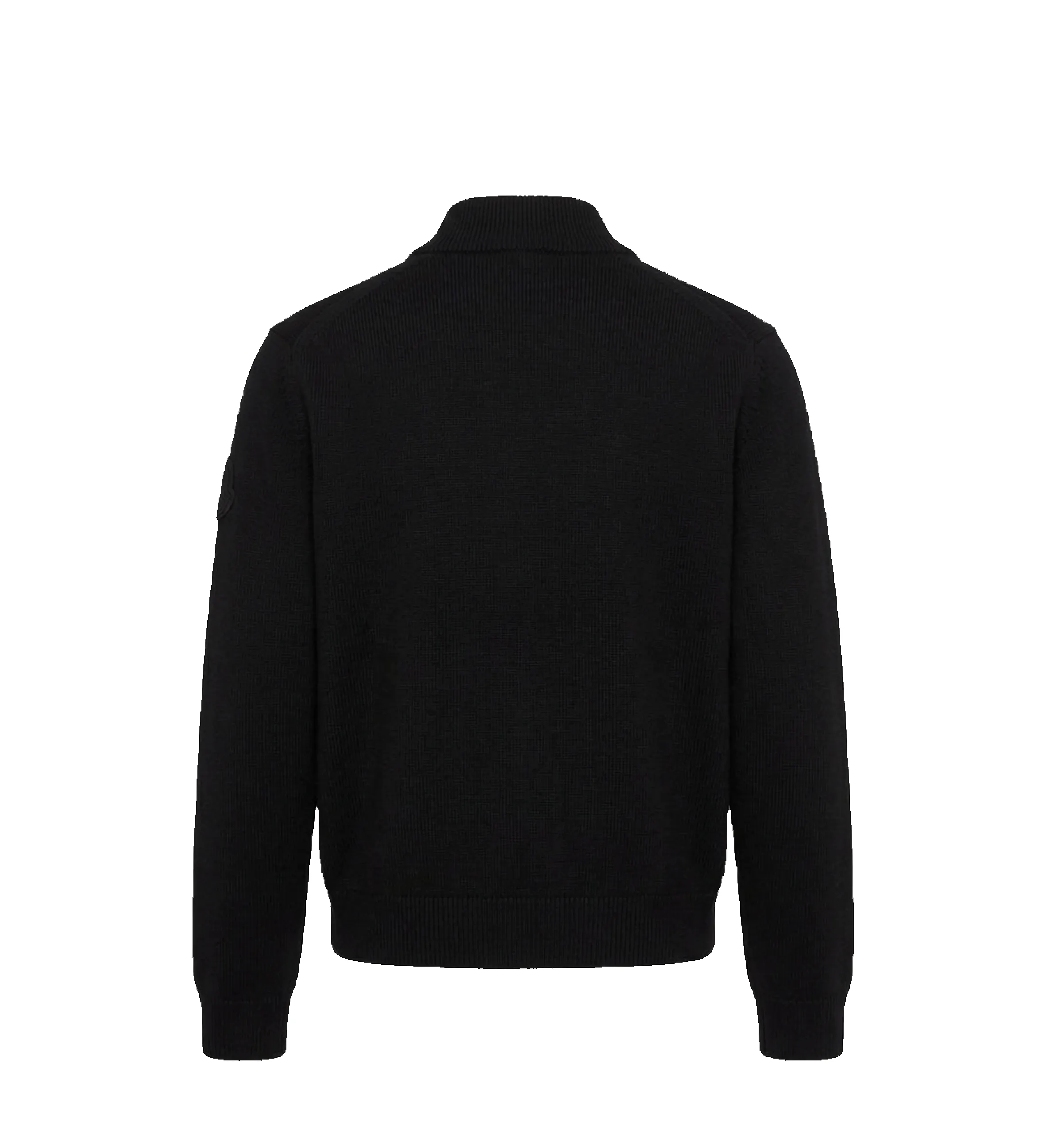 Moncler Padded Zip-Up Cotton Cardigan in Black sold by FOUR Amsterdam product image thumbnail 2