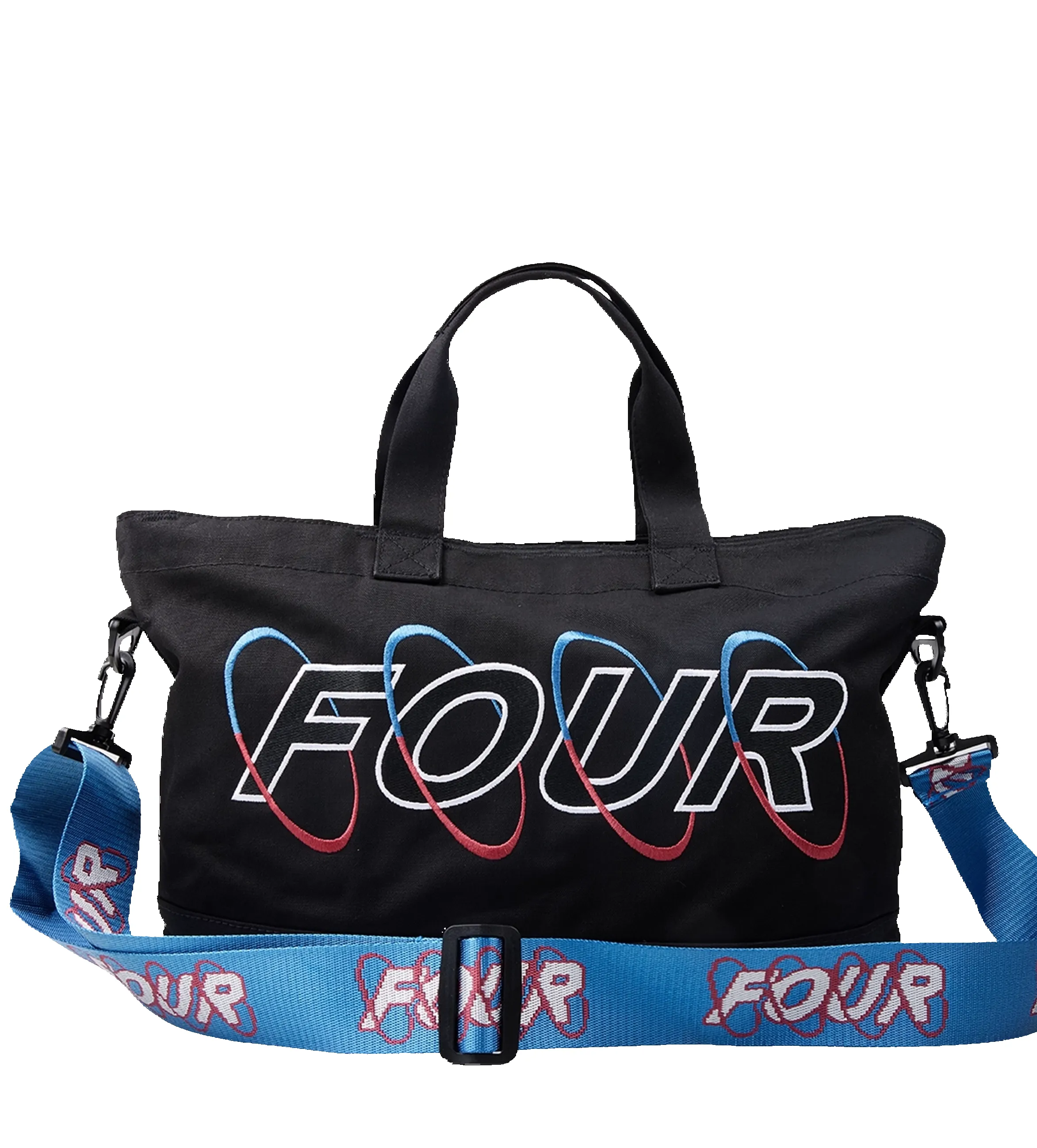 Circles Embroidery Shopper Lapis Blue sold by FOUR Amsterdam