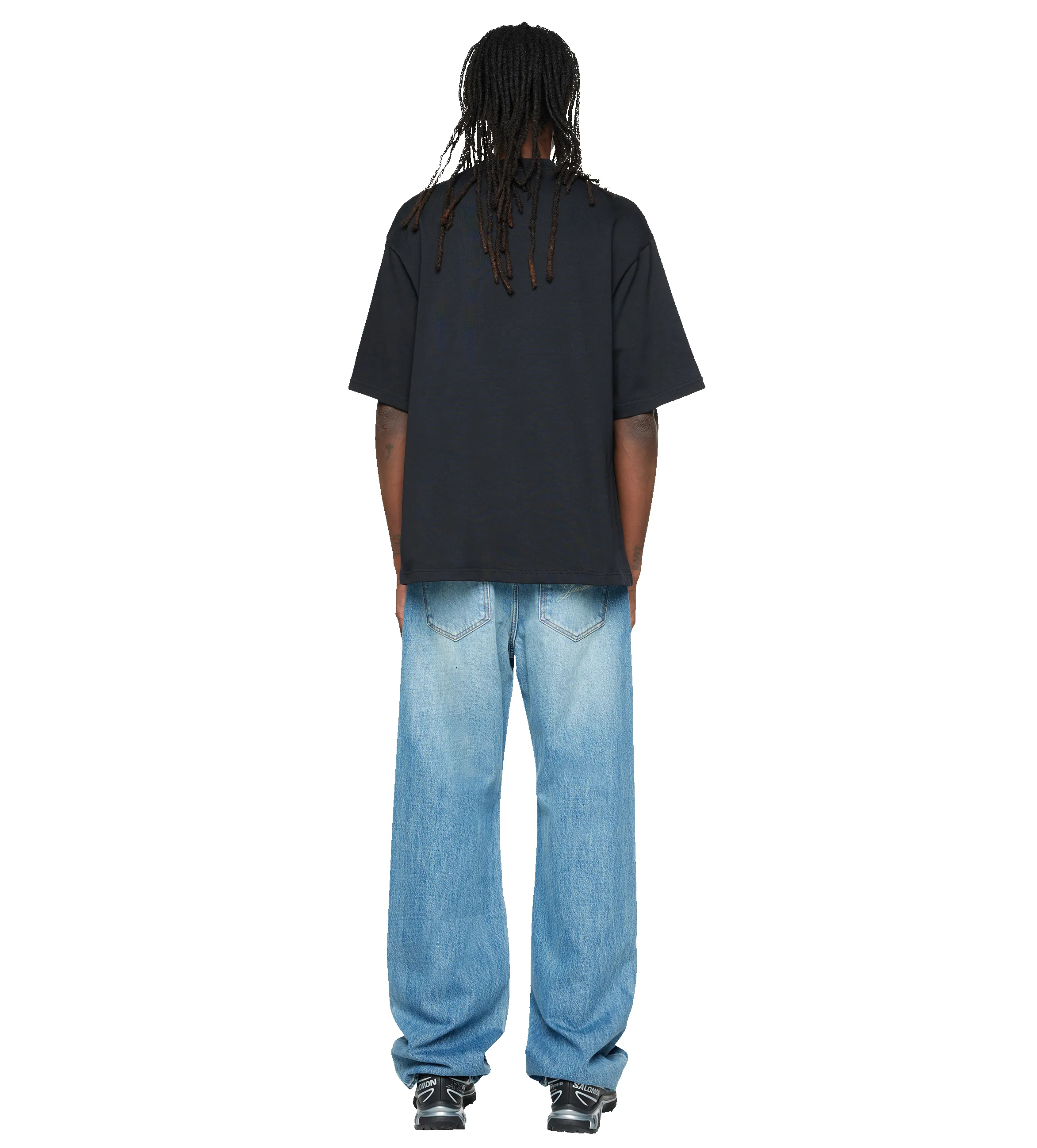 Four Lines Boxy T-Shirt Black sold by FOUR Amsterdam product image thumbnail 3