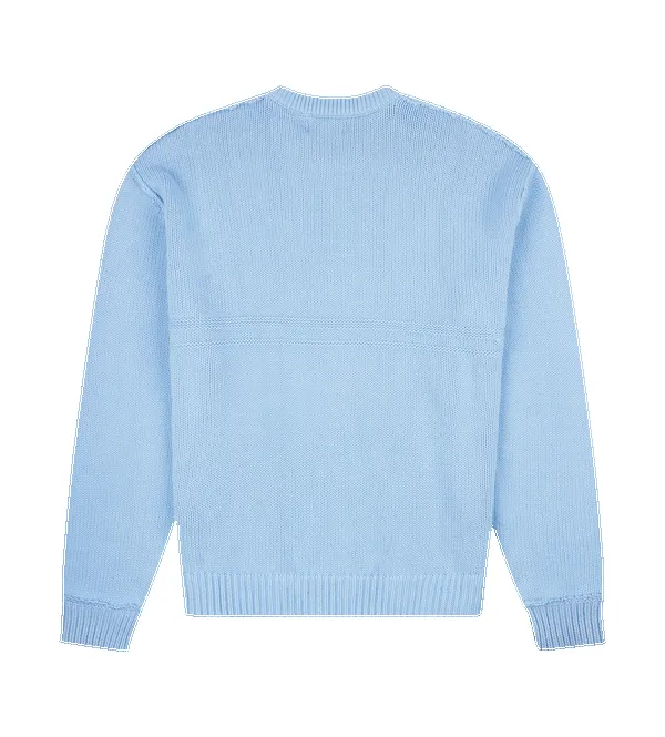 Knitted Crewneck Soft Blue sold by FOUR Amsterdam product image thumbnail 4