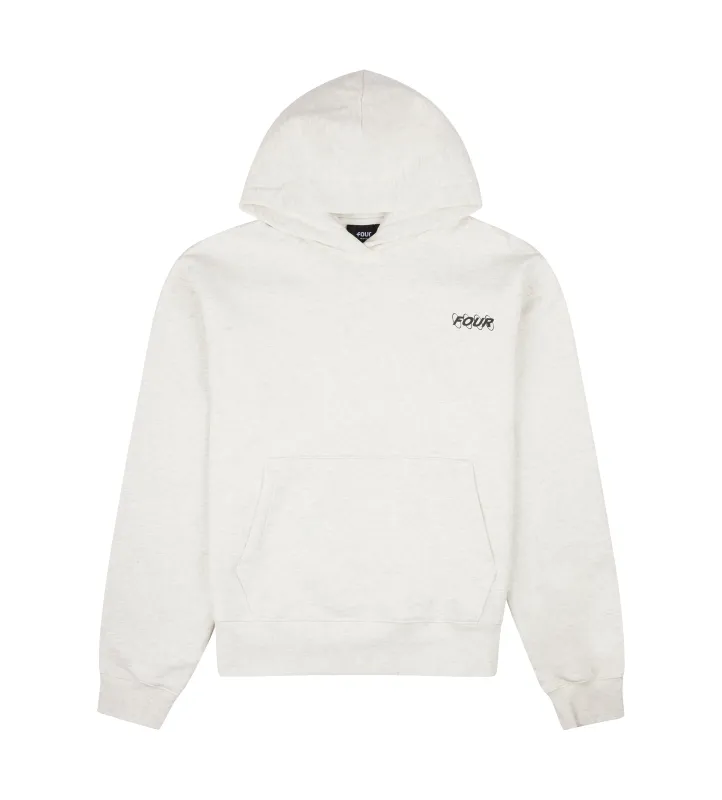 Circles Hoodie Sand Melange made by FOUR Amsterdam