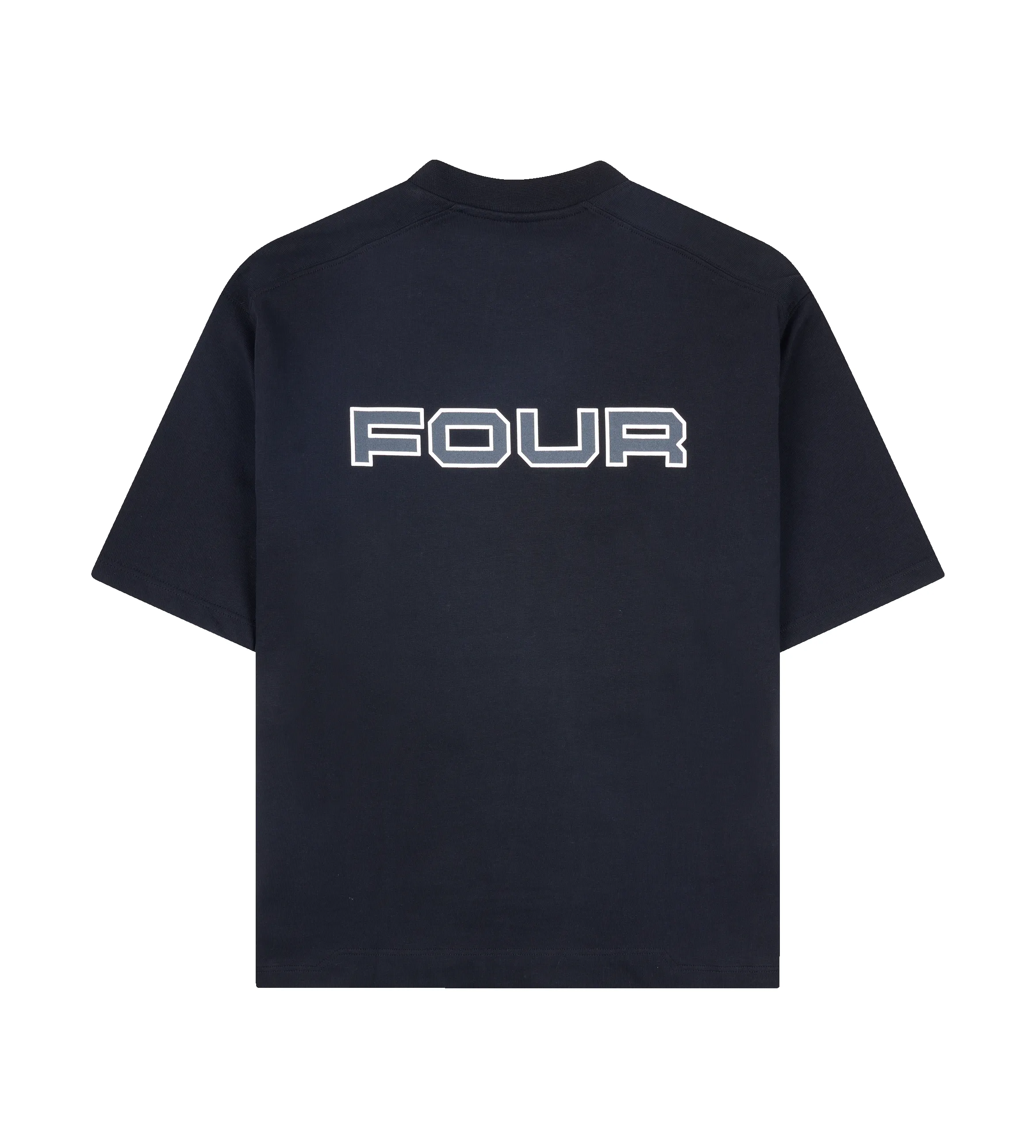 Bold Boxy T-shirt Black sold by FOUR Amsterdam product image thumbnail 2