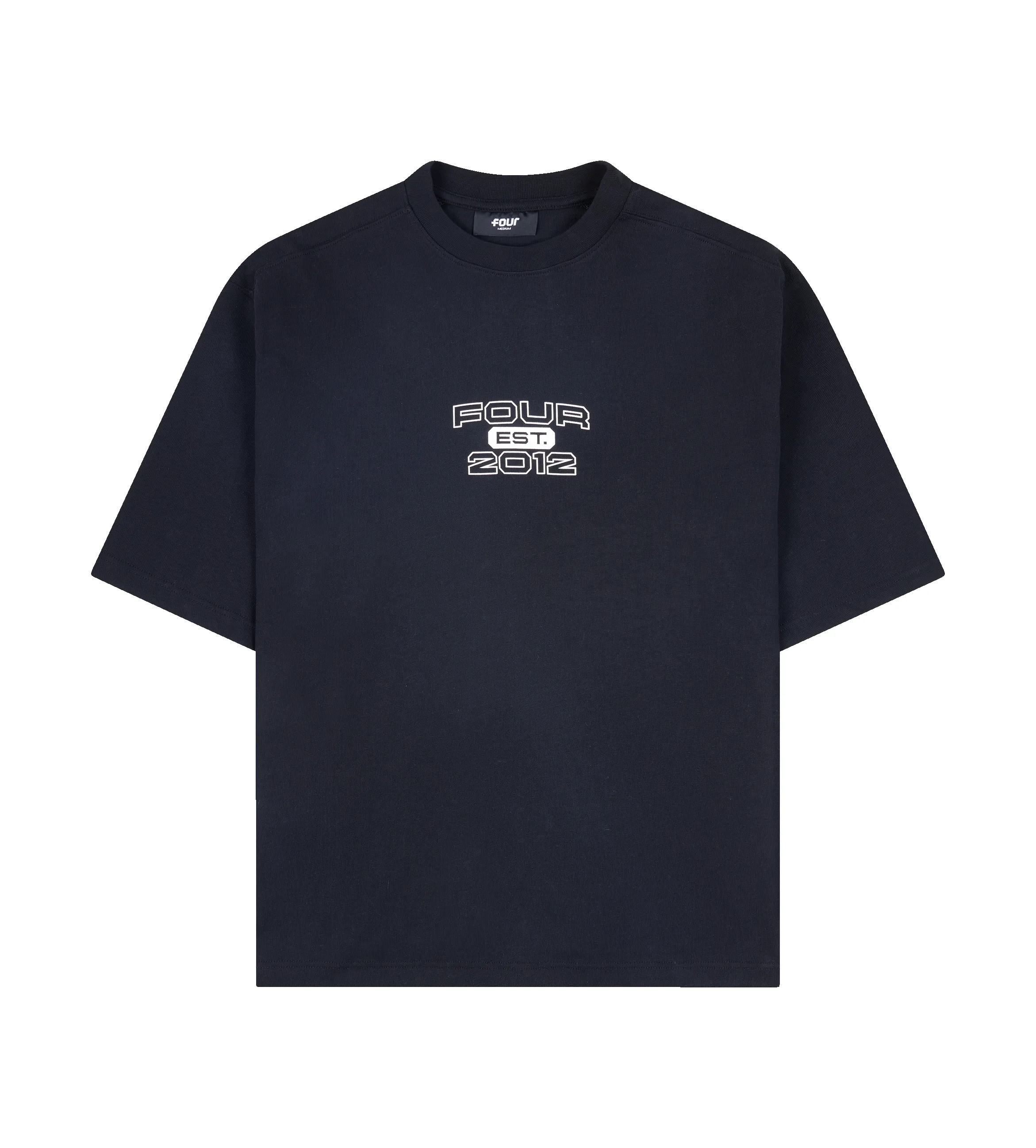 Bold Boxy T-shirt Black sold by FOUR Amsterdam