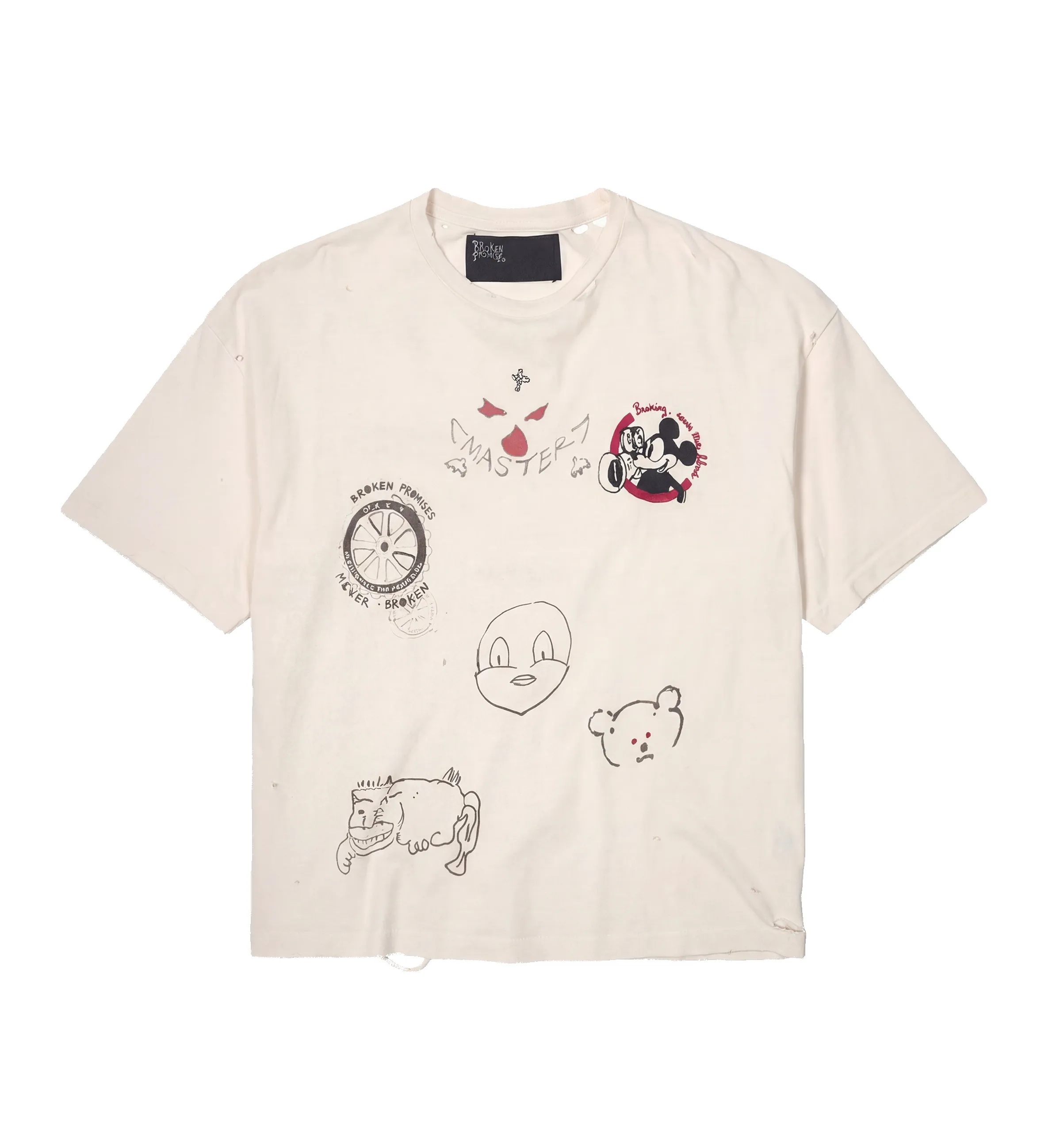 Paly Signature Tee in Vintage Cream sold by FOUR Amsterdam