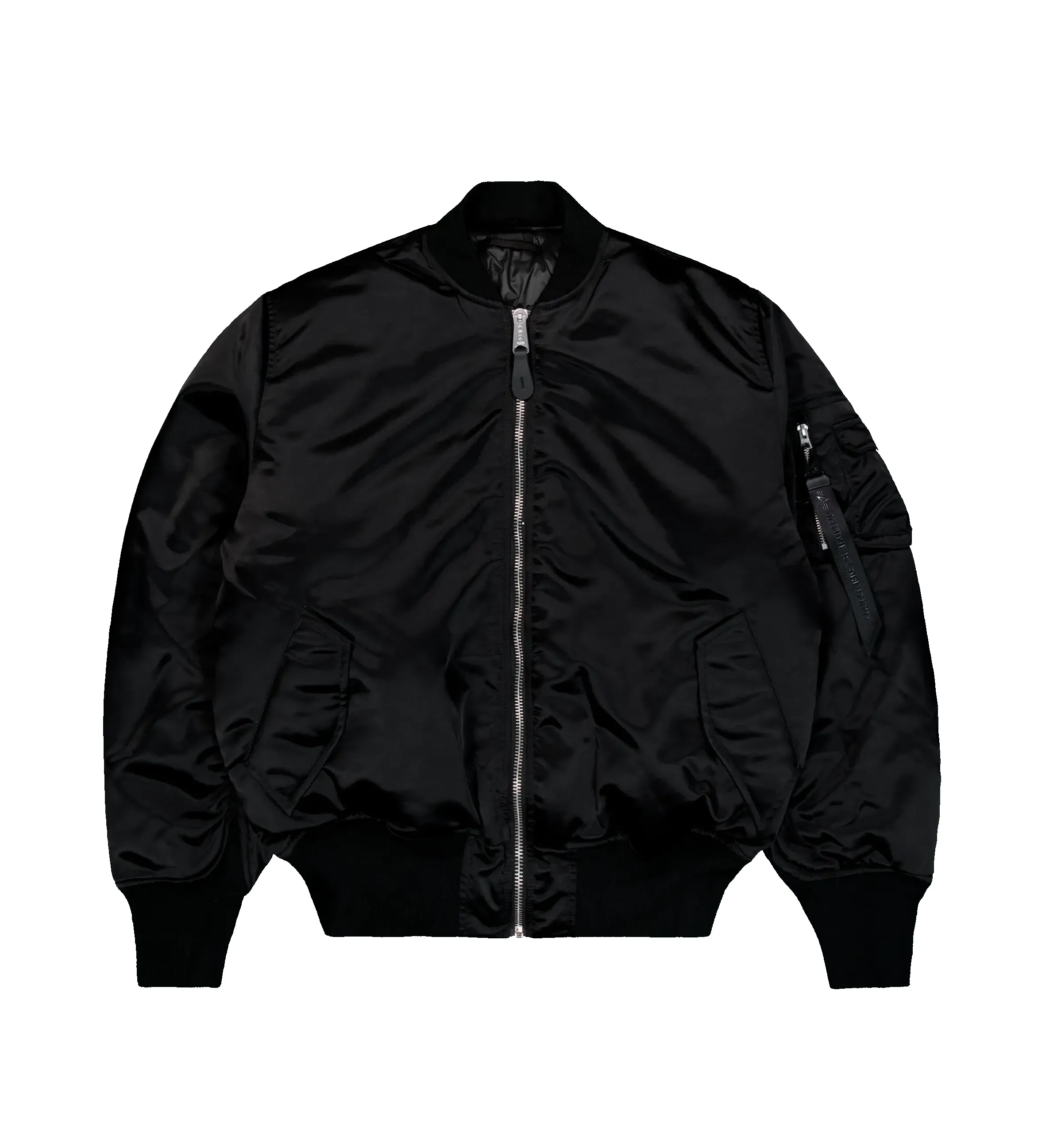 Alpha Industries MA-1 Base Flight Jacket in Black sold by FOUR Amsterdam