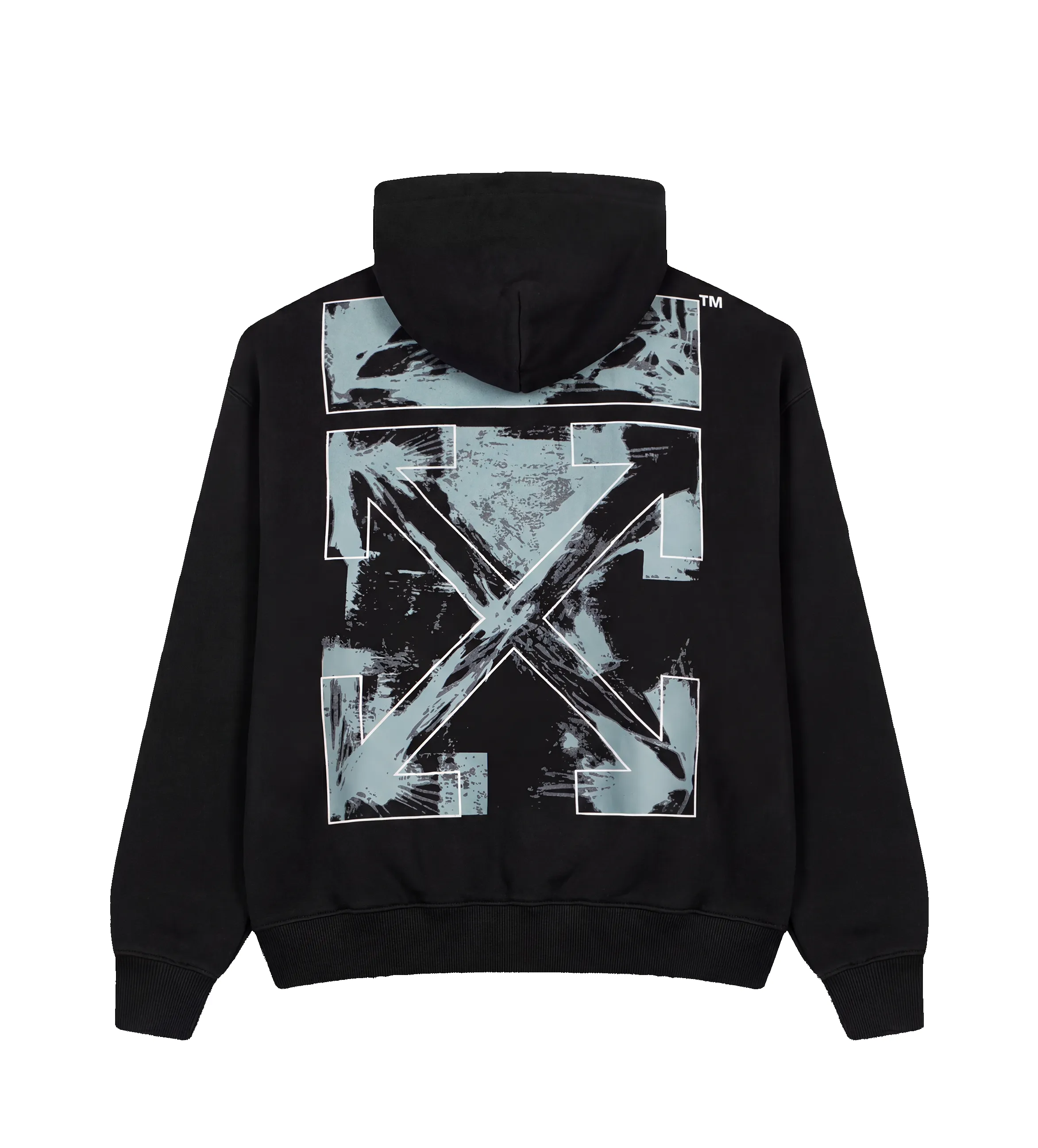 Paint Arrow Skate Hoodie in Black sold by FOUR Amsterdam product image thumbnail 2