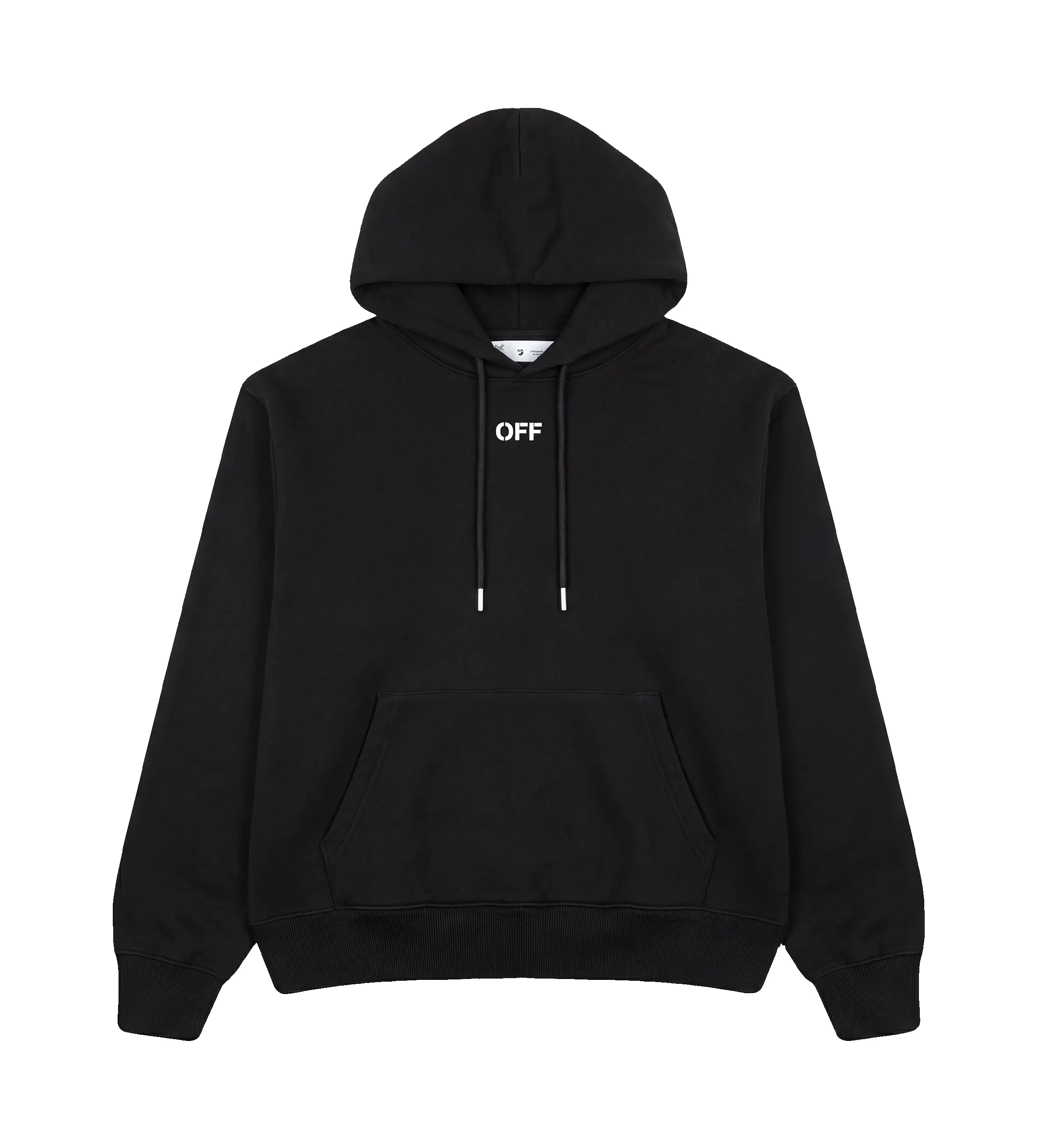 Paint Arrow Skate Hoodie in Black sold by FOUR Amsterdam