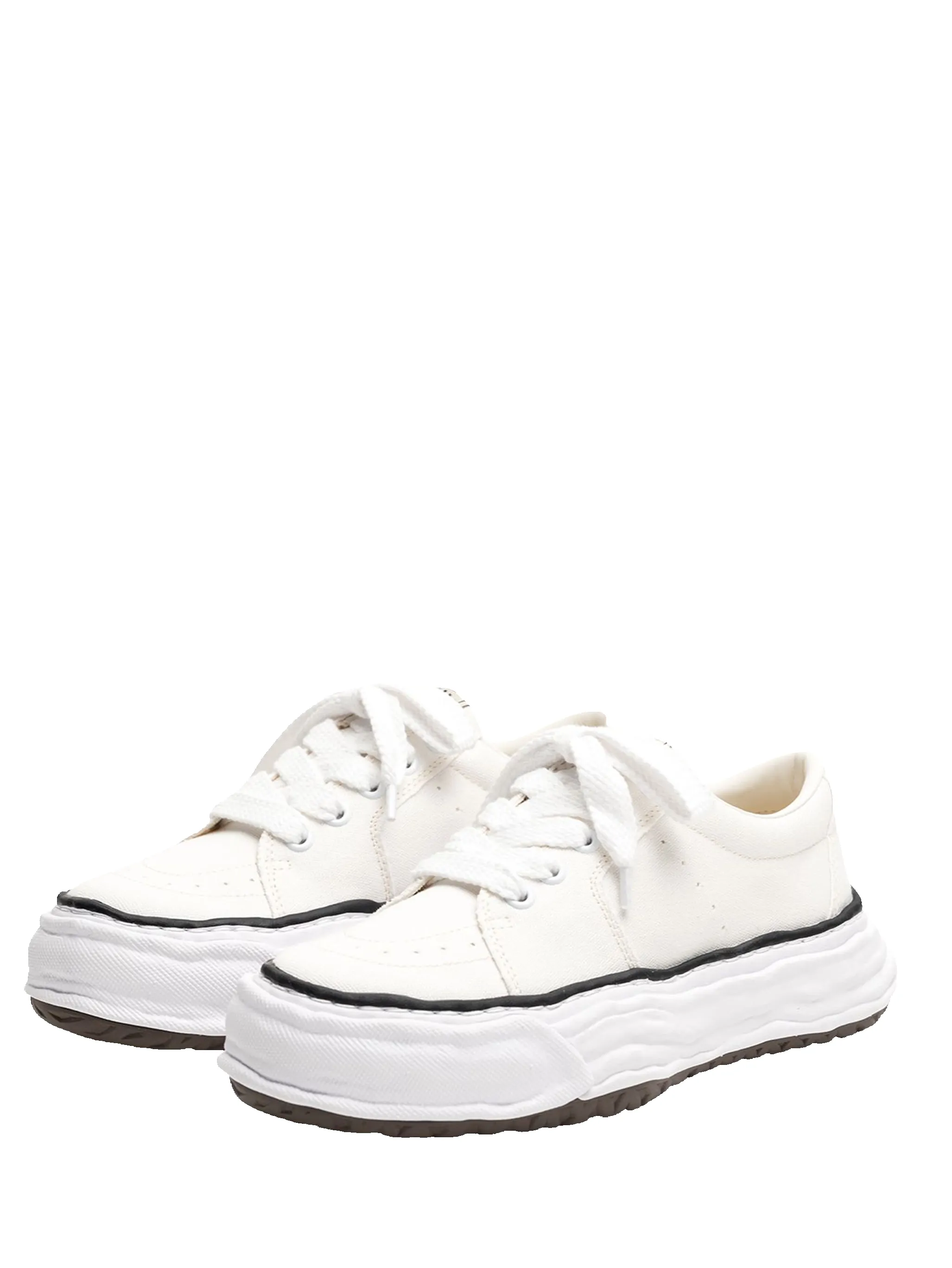Maison MIHARA YASUHIRO "ERIC" OG Sole Canvas Low-Top Sneaker in White sold by FOUR Amsterdam product image thumbnail 3