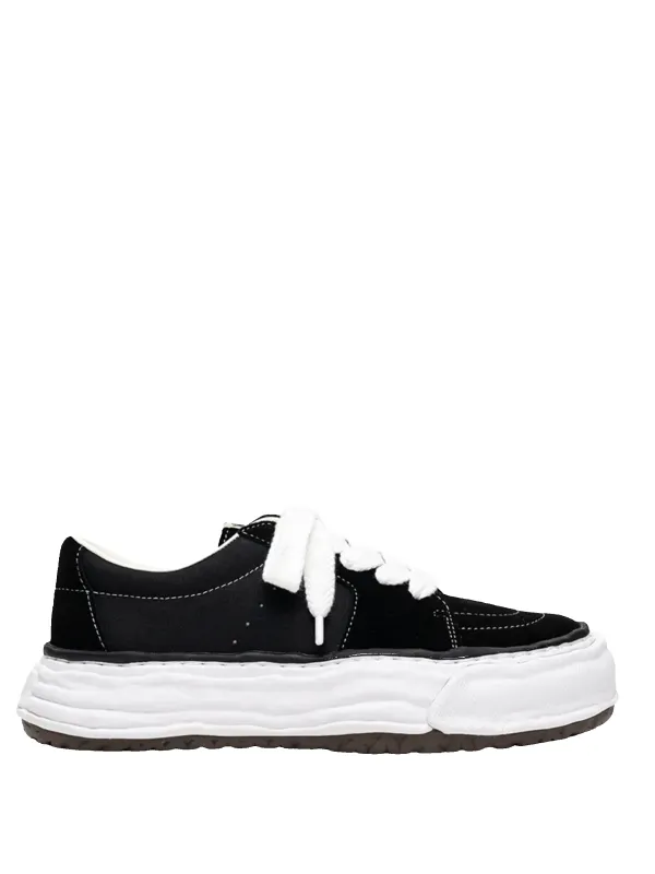 Maison MIHARA YASUHIRO "ERIC" OG Sole Canvas Low-Top Sneaker in Black made by FOUR Amsterdam