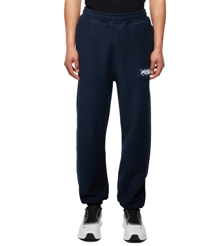 Circles Inside Out Straight Leg Cuffed Marine Blue made by FOUR Amsterdam