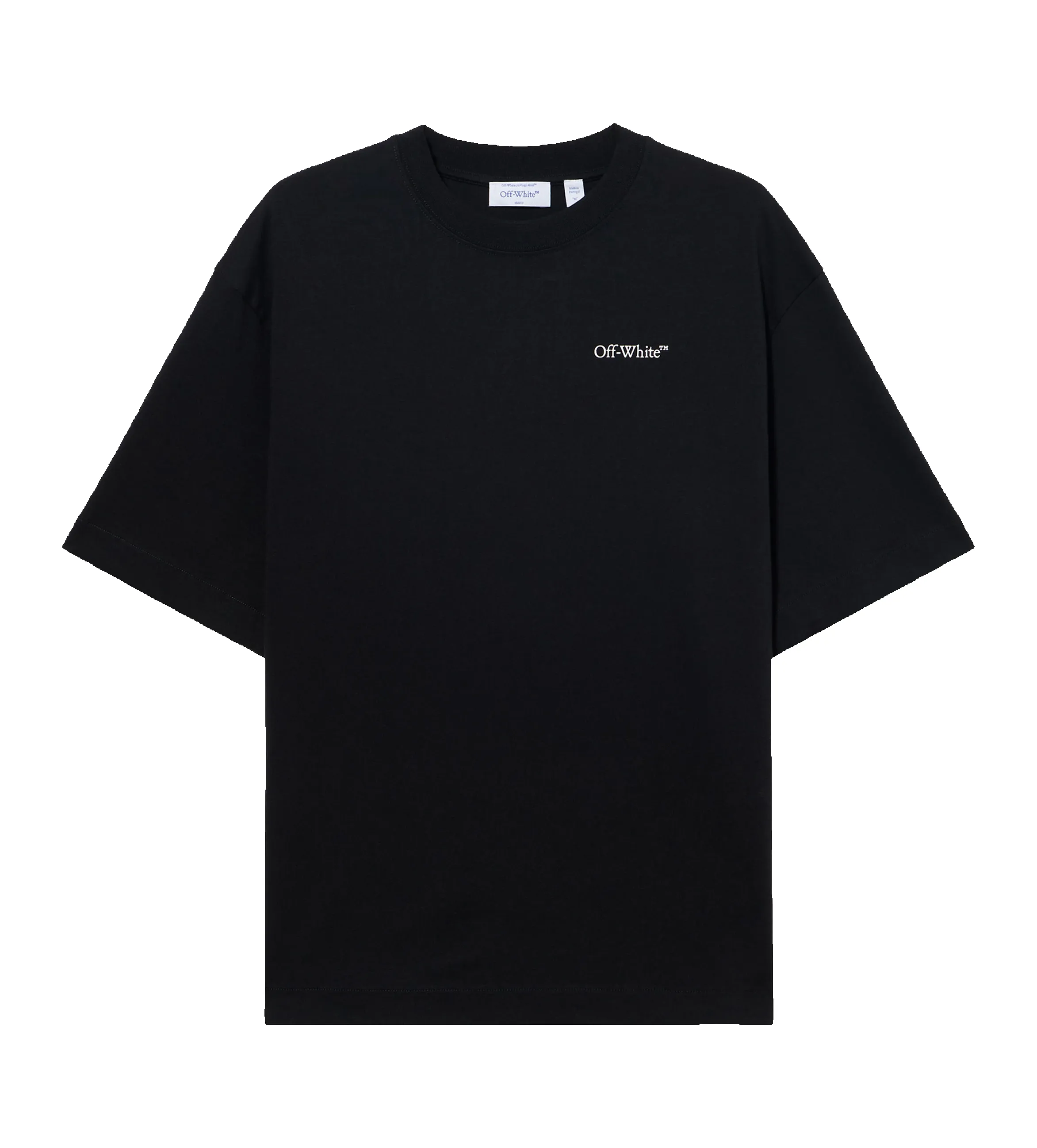 Off-White Half Arrow Skate T-Shirt in Black sold by FOUR Amsterdam