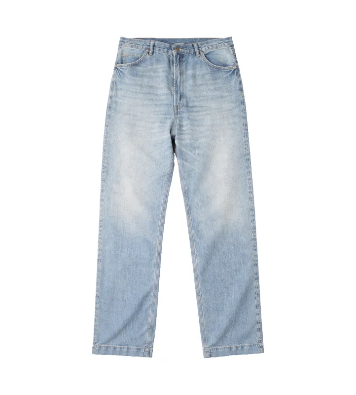 Maison Margiela Washed Straight-Leg Jeans in Light Blue made by Maison Margiela
