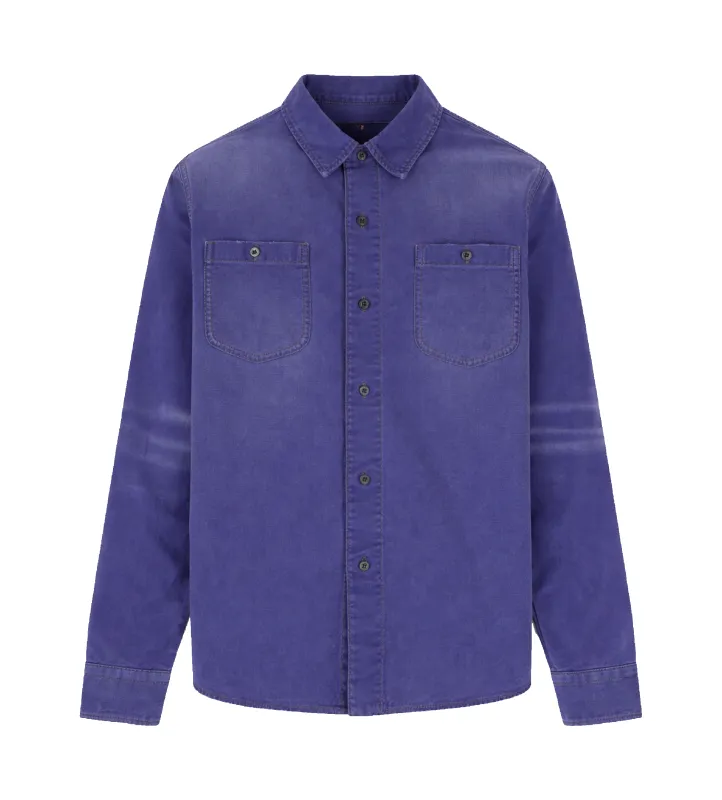 Prada Denim Twill Shirt in Indigo made by Prada