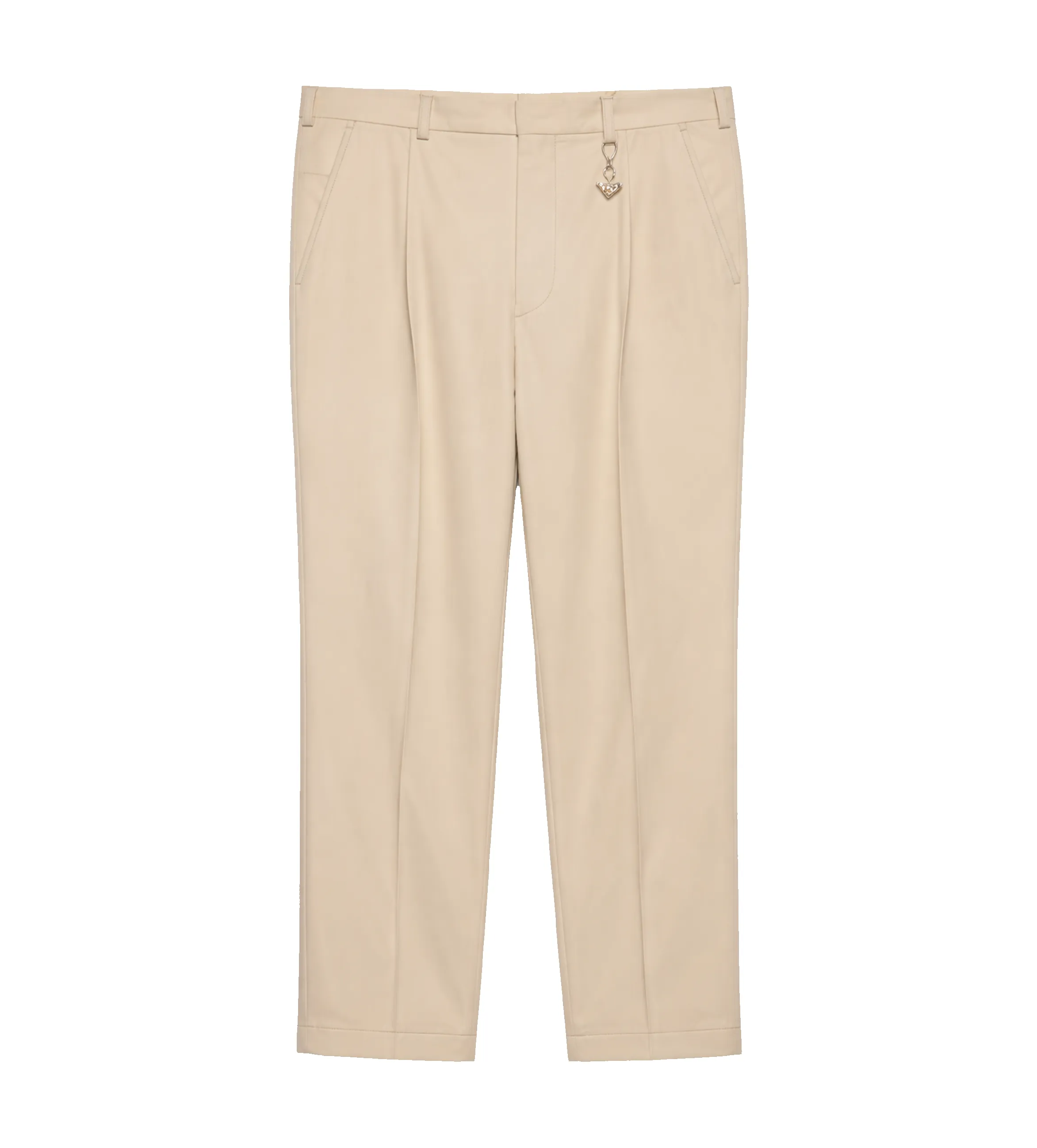 Prada Cotton Pants in Sand Beige sold by FOUR Amsterdam
