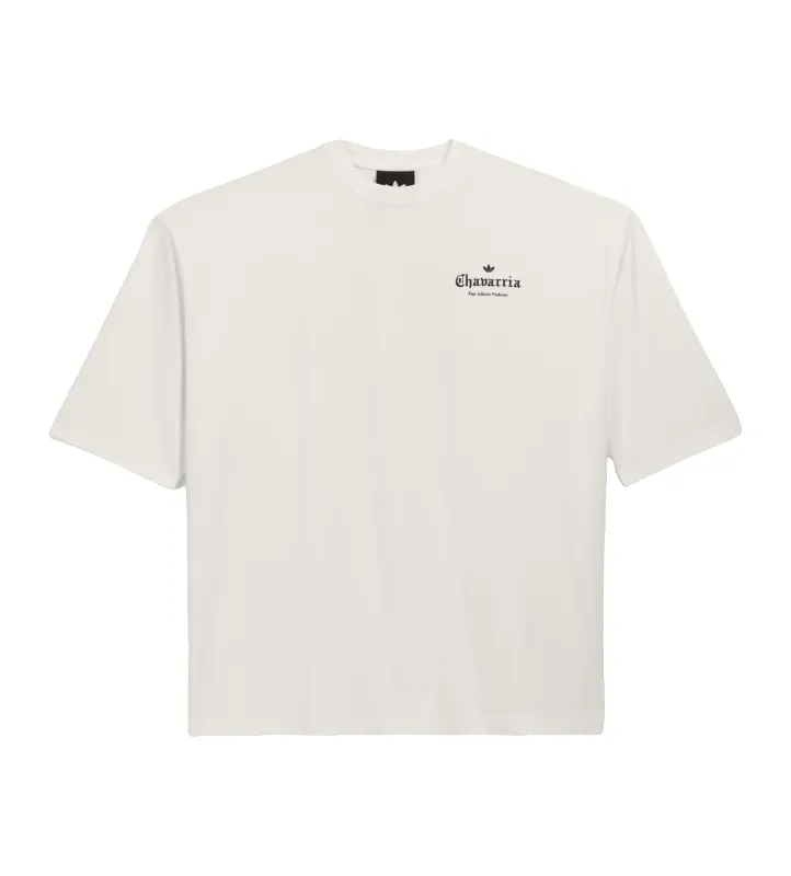 Adidas x Willy Chavarria Logo T-Shirt in White made by Adidas