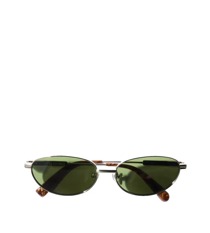 Jacquemus The Alba Sunglasses in Silver made by FOUR Amsterdam
