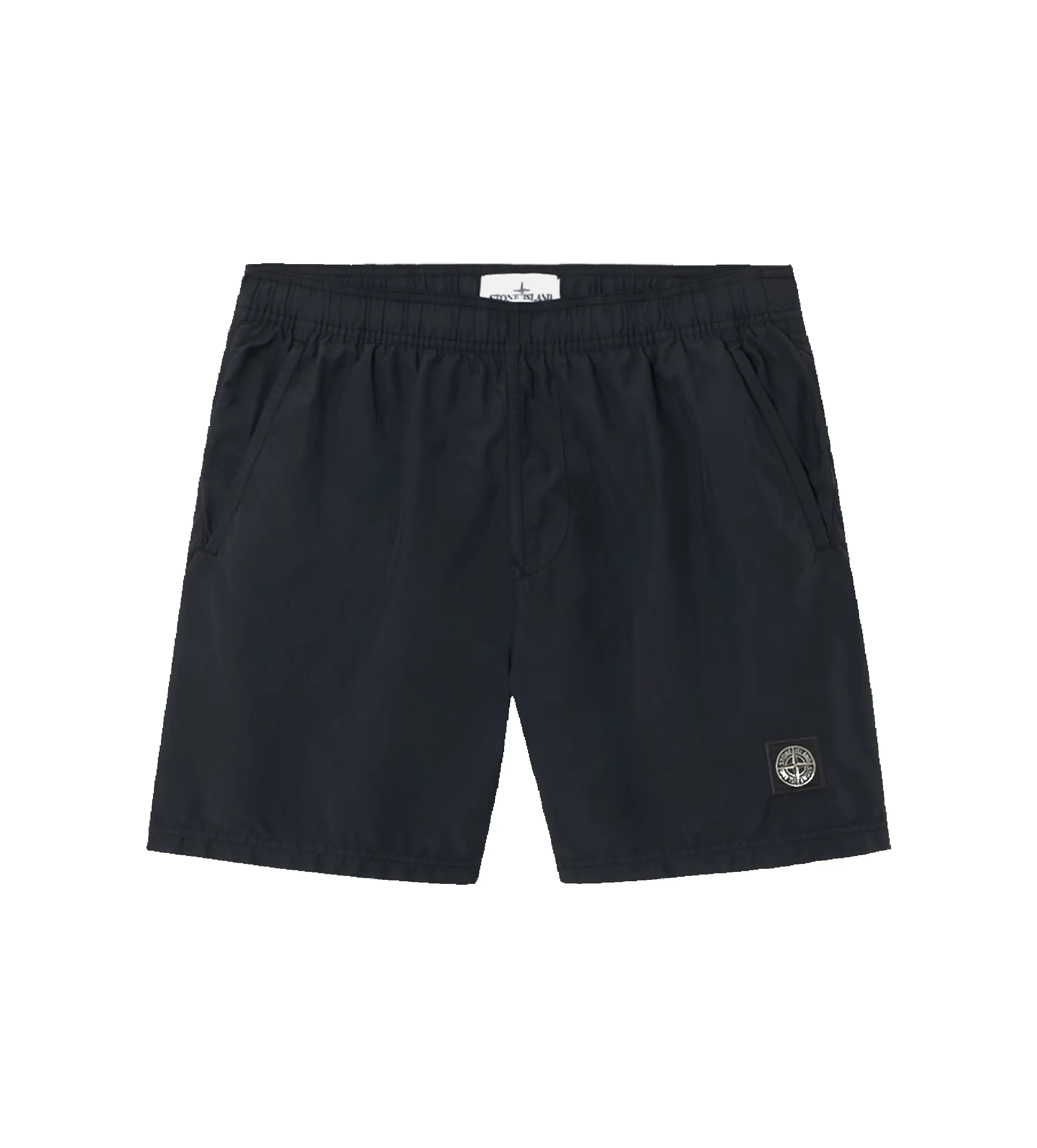 Stone Island Brushed Nylon Swim Shorts in Black sold by FOUR Amsterdam