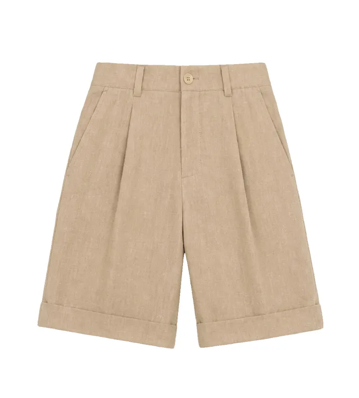 Jacquemus The Pastro Shorts in Beige made by Jacquemus