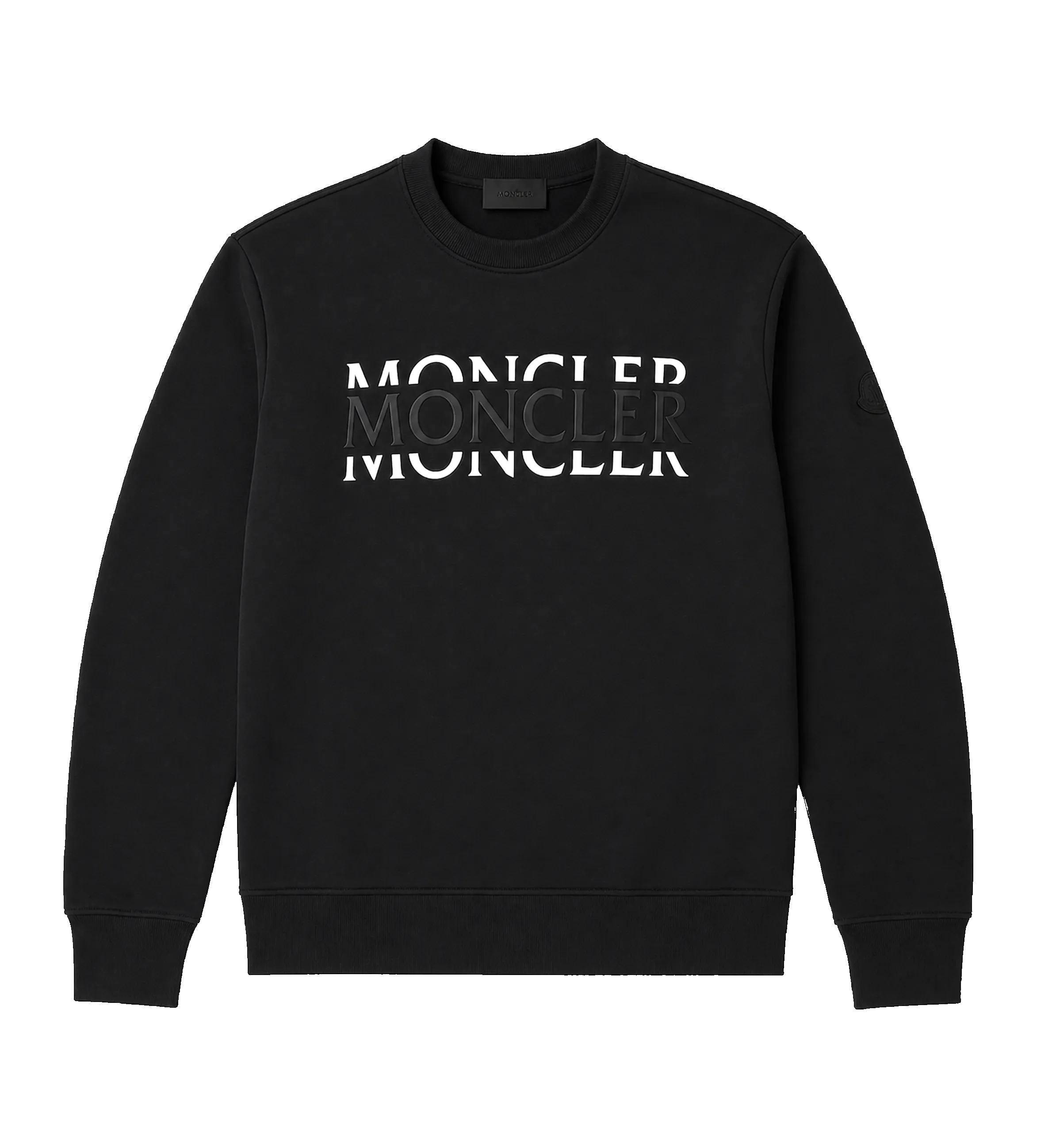 Moncler Logo Graphic Sweatshirt - Black sold by FOUR Amsterdam
