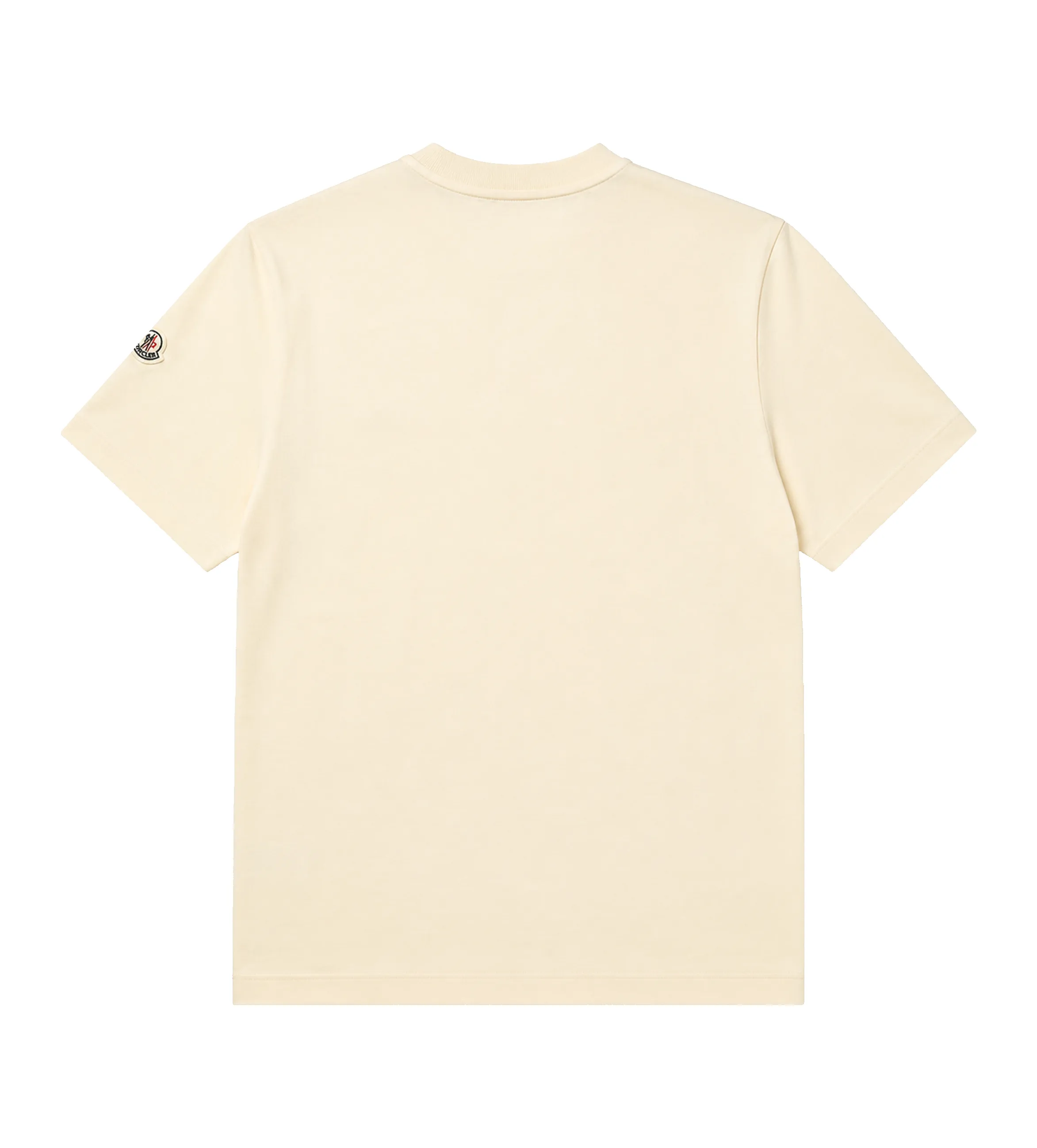 Moncler Logo Print T-Shirt in White Ivory sold by FOUR Amsterdam product image thumbnail 2