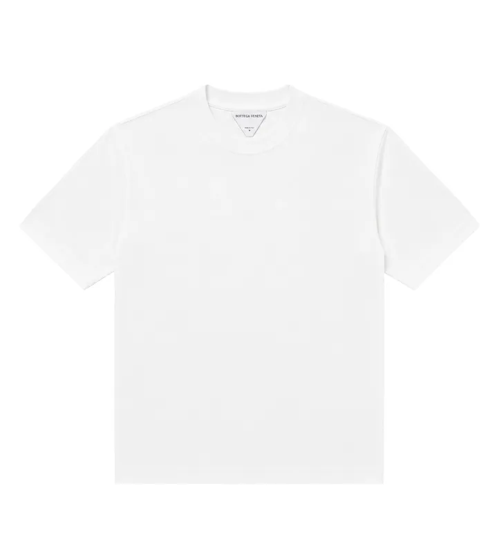 Bottega Veneta Cotton T-Shirt in White made by Bottega Veneta