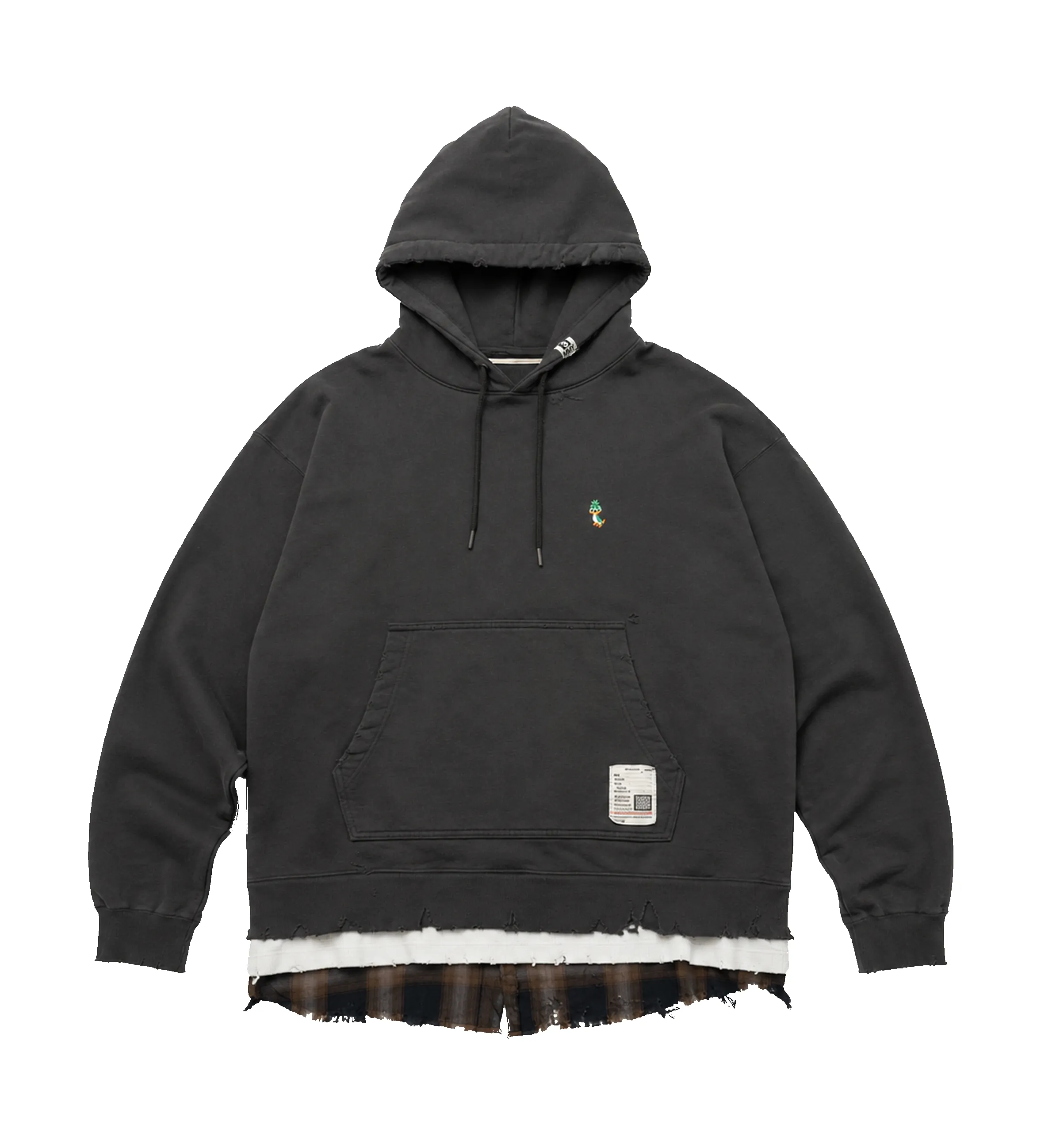 Triple Layered Hoodie in Black sold by FOUR Amsterdam